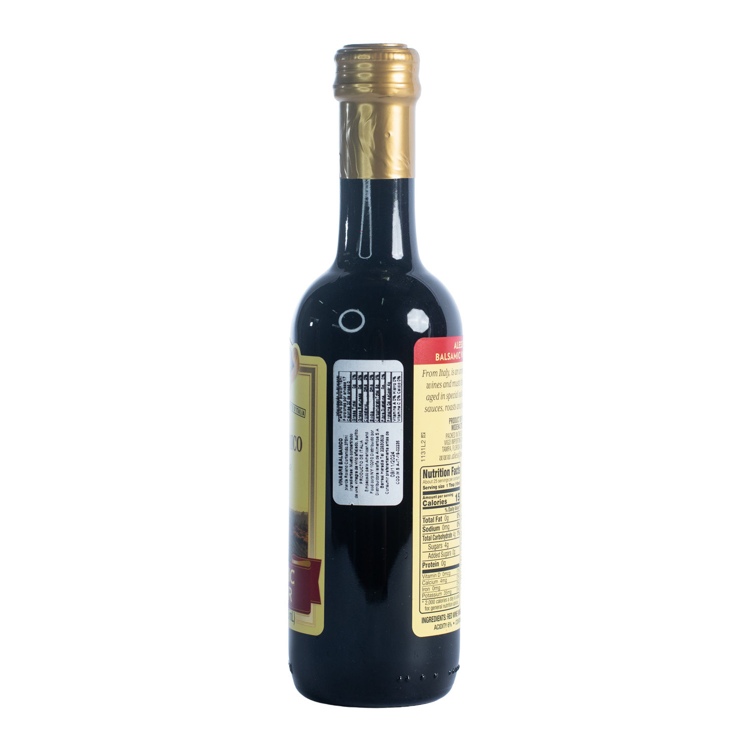 Vinagre Balsamico Alessi Botella 375 Ml