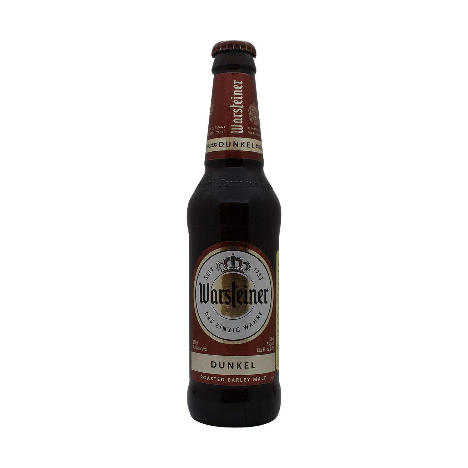 Cerveza Importada Negra Alemania Warsteiner Botella 330 Ml