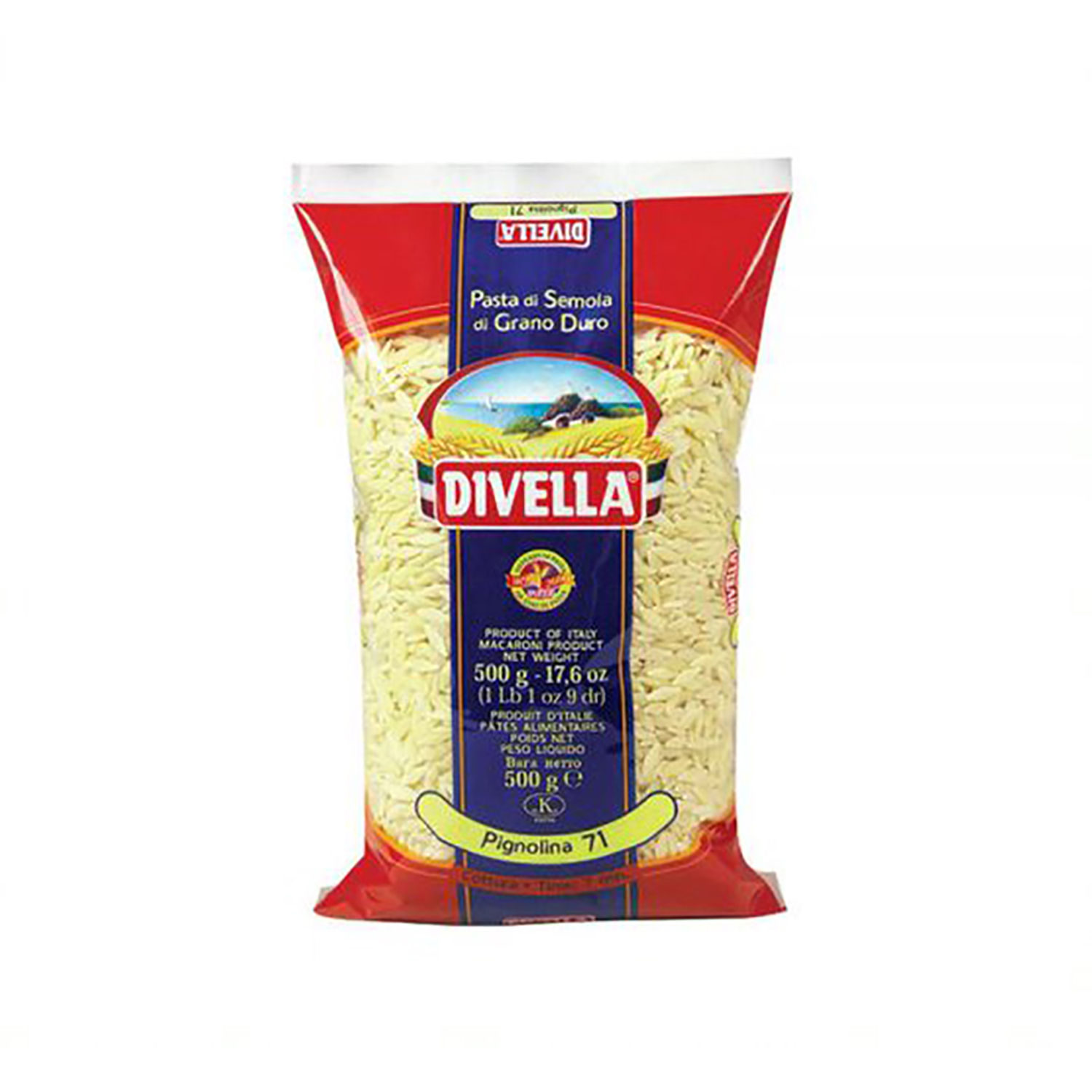 Pasta Alimenticia Cabito Pignolia Divella Paquete 500 G