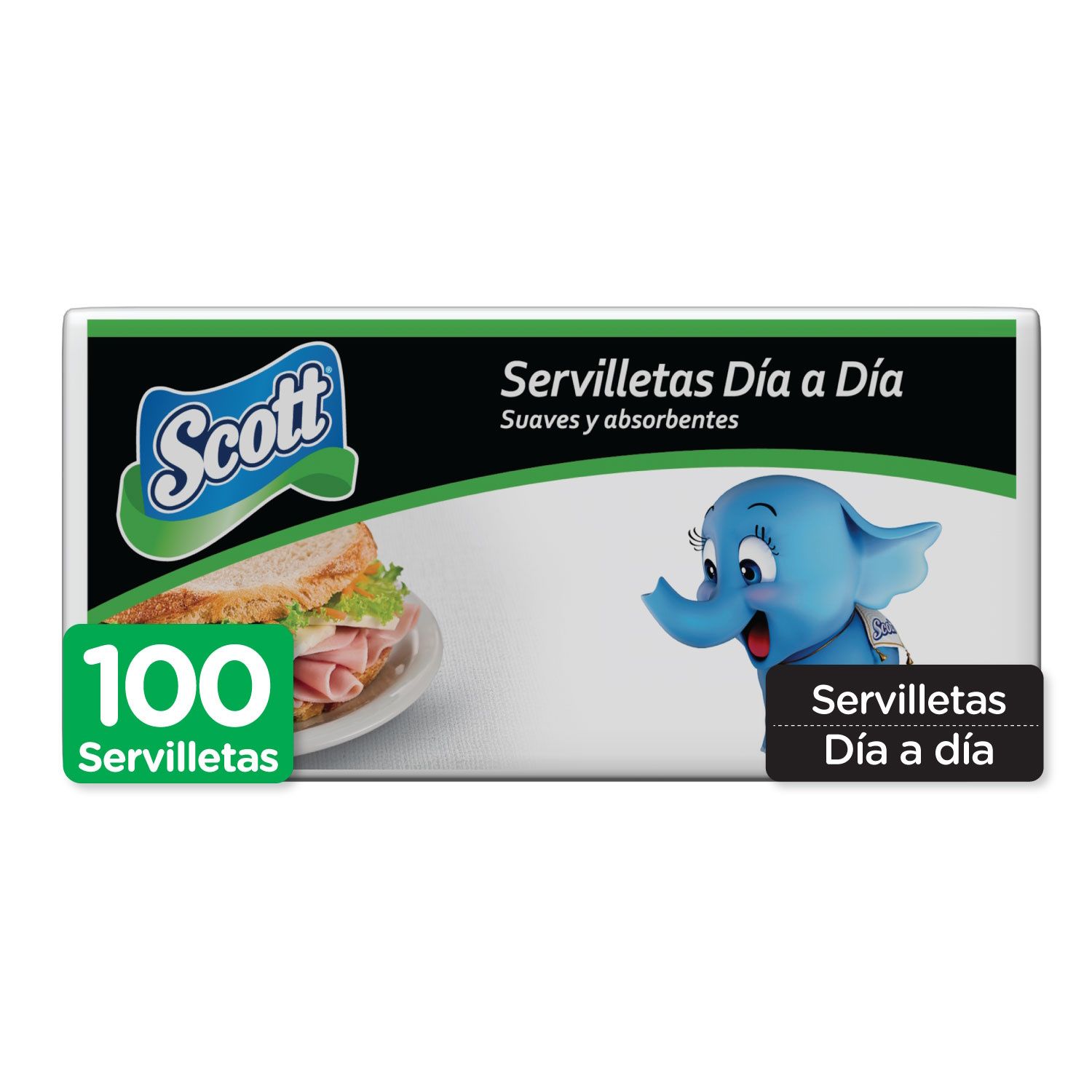 Servilleta Papel Lisa Rectangular Teresa Scott Bolsa 91 G