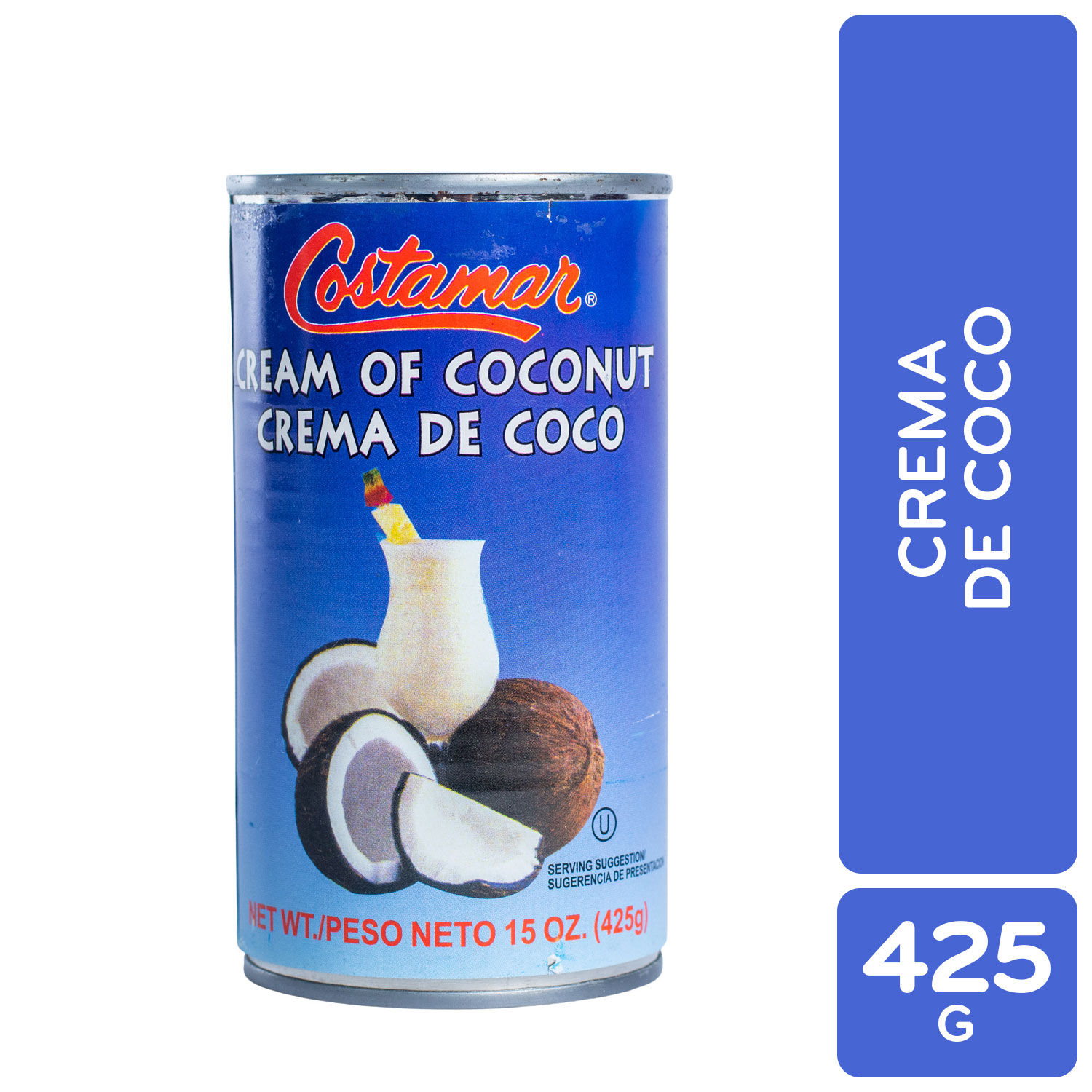 Crema Sin Alcohol Coco Roland Lata 425 Ml