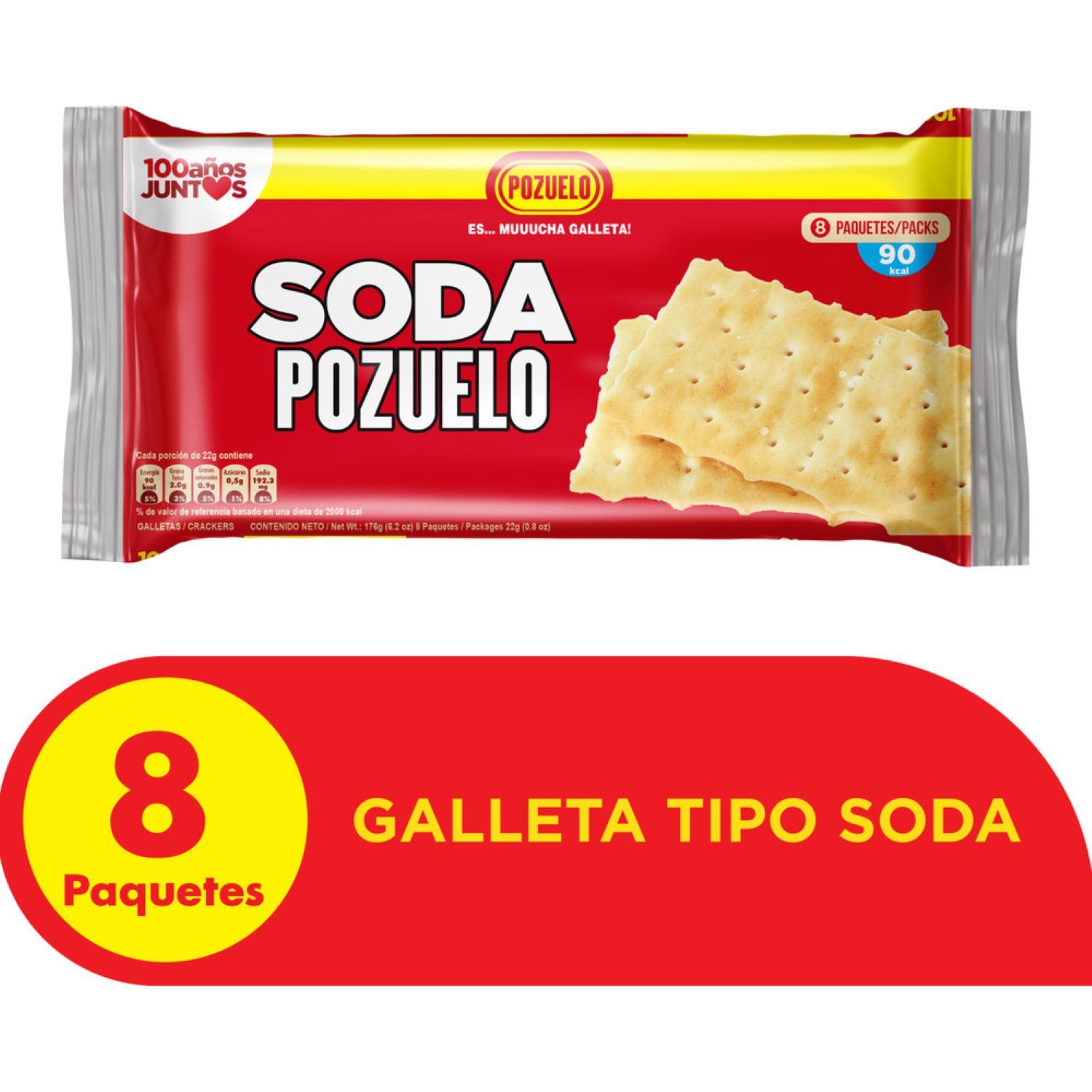 Galleta Soda Pozuelo Paquete 176 G