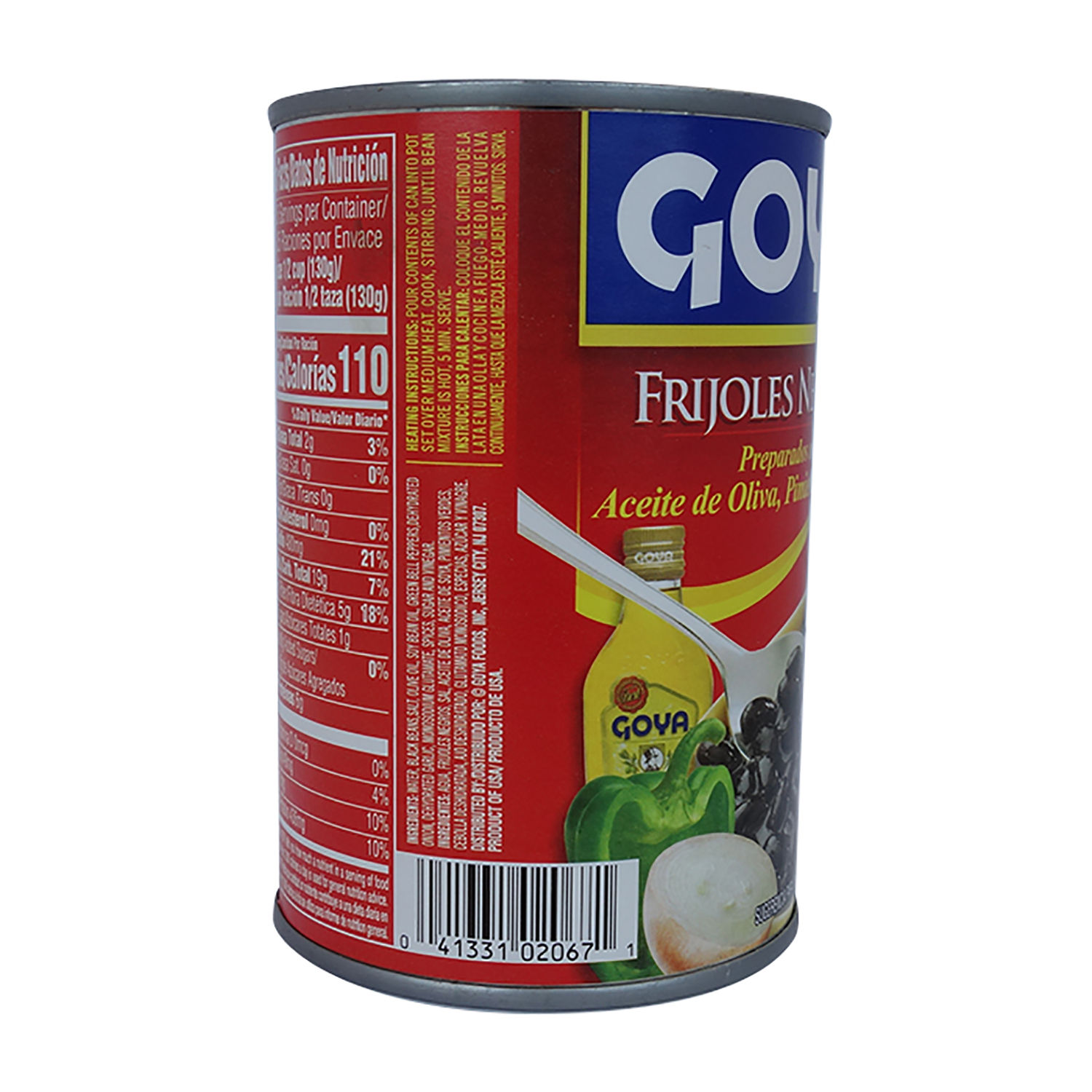 Frijol Preparado Negro Guisado Goya Lata 425 G