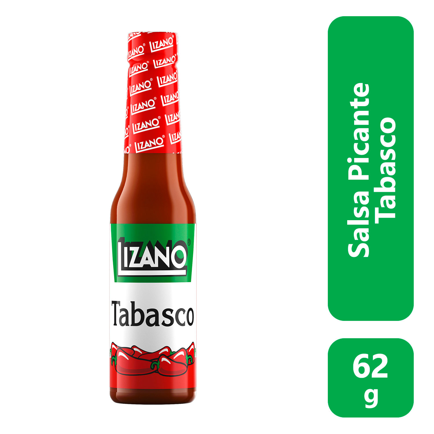 Salsa Picante Tabasco Lizano Frasco 62 G