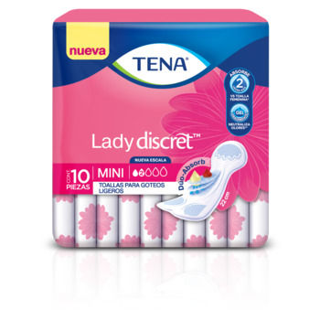 Toalla Femenina Delgada Uso Diario Tena Paquete 10 Unid