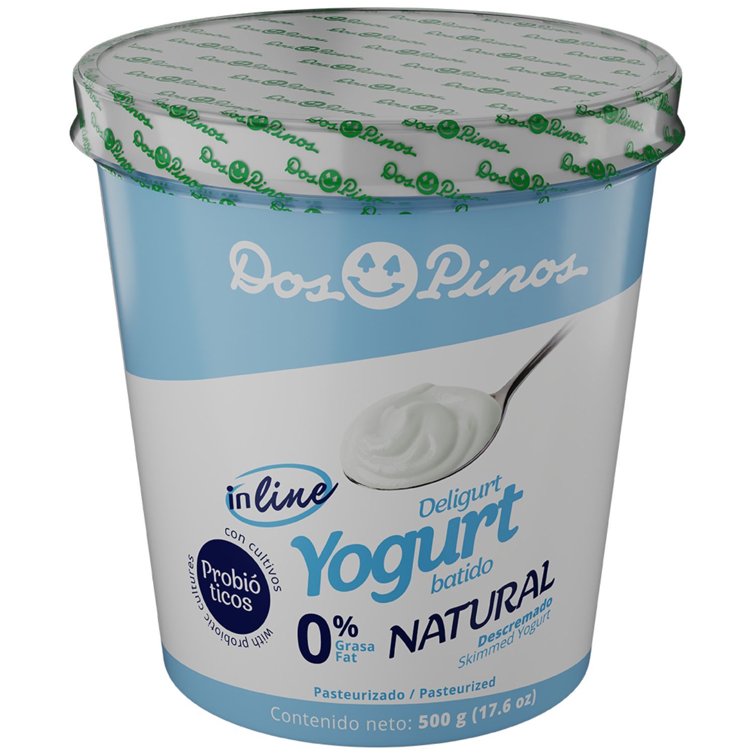 Yogurt Natural In Line Dos Pinos Envase 500 G
