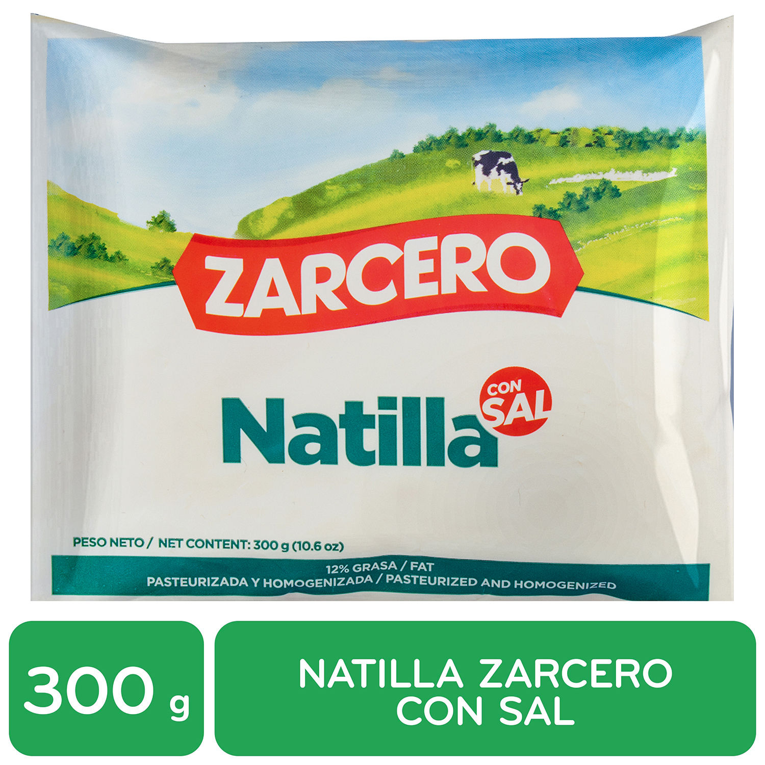 Natilla Con Sal Zarcero Paquete 300 G