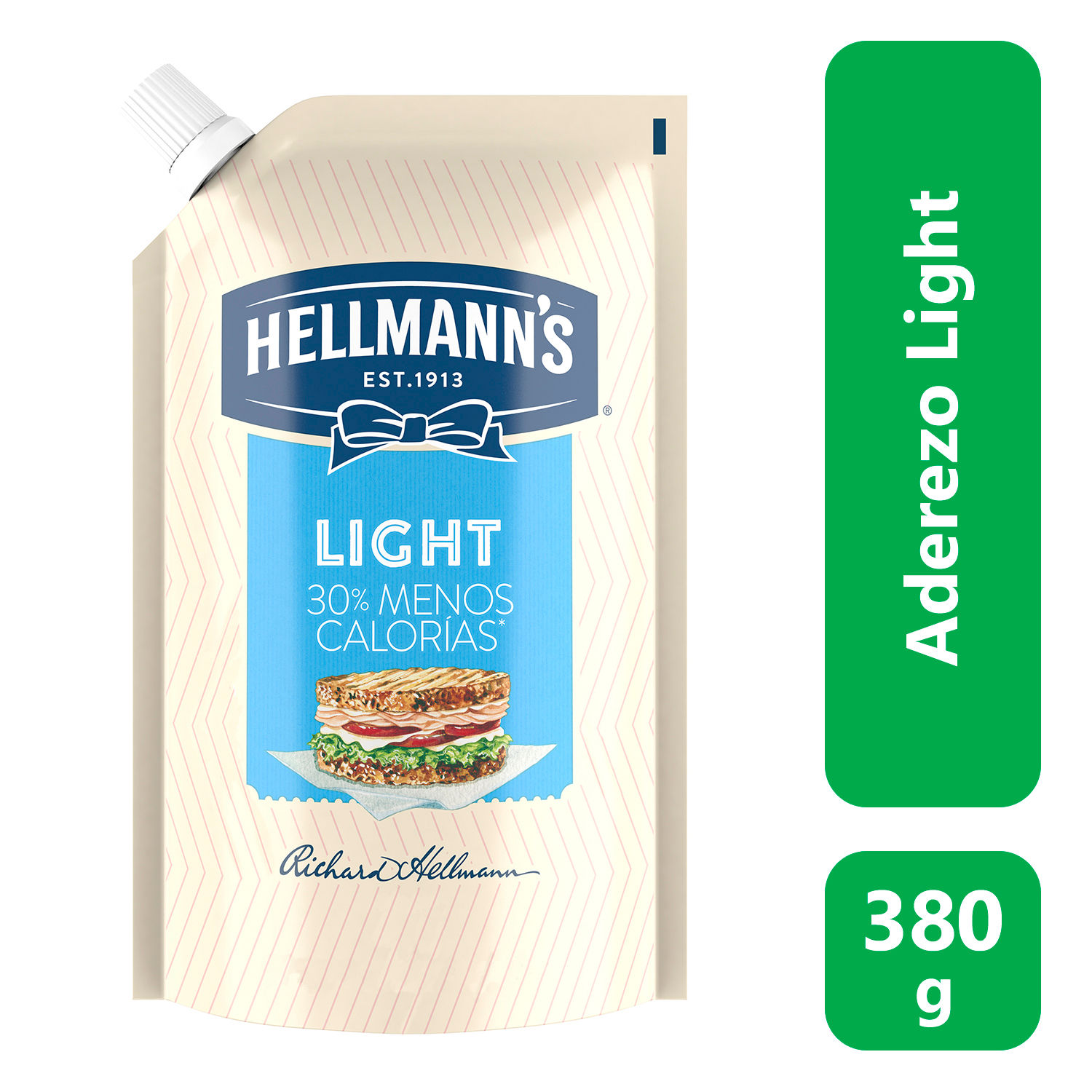 Mayonesa Natural Light Hellmann's Paquete 380 G