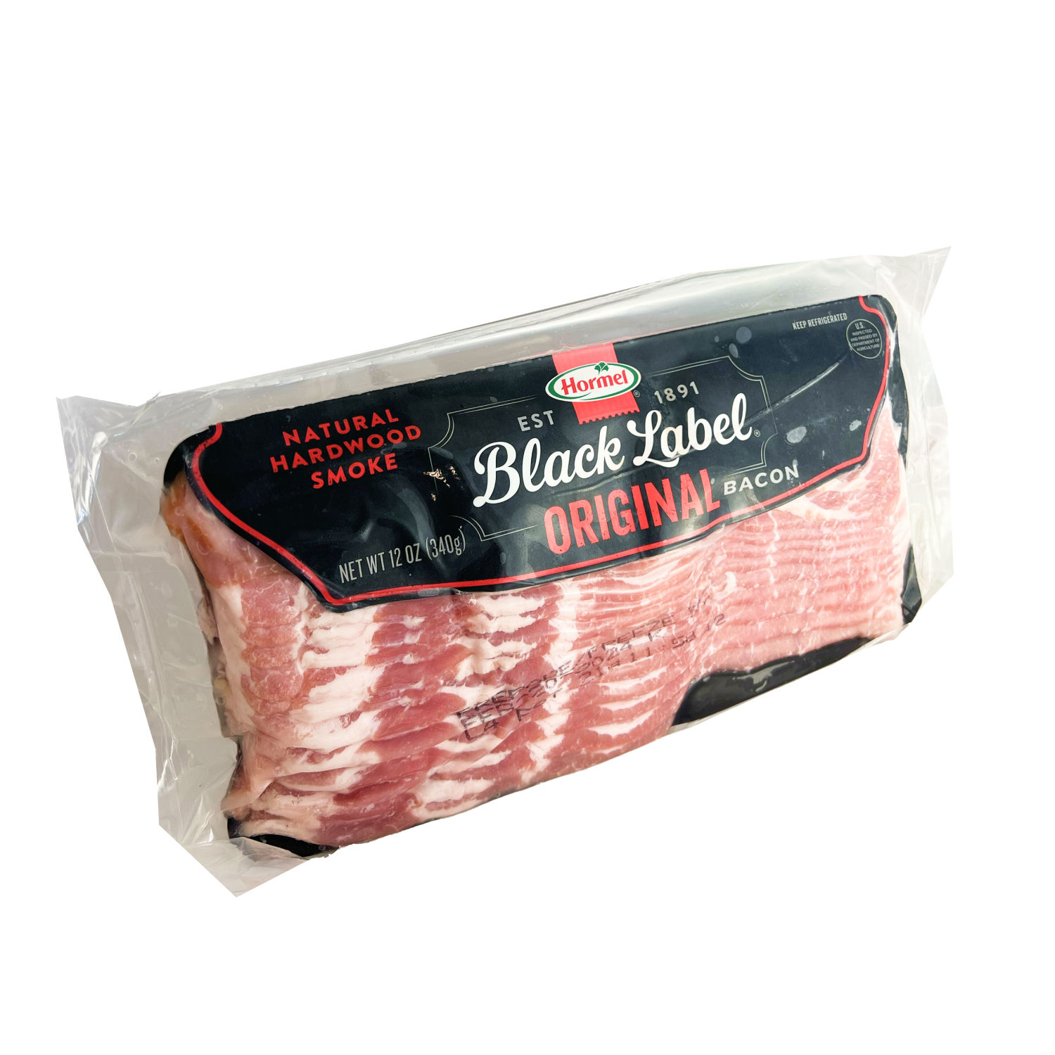 Tocineta Cerdo Etiqueta Negra Rebanada Usa Hormel Paquete 340 G