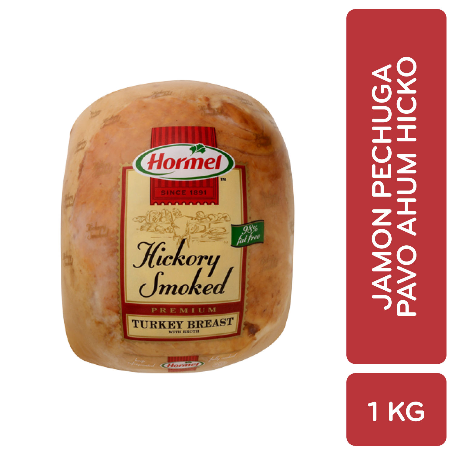 Jamon Pechuga Pavo Ahumado Hickory Sin Glutamato Usa Hormel Kilo