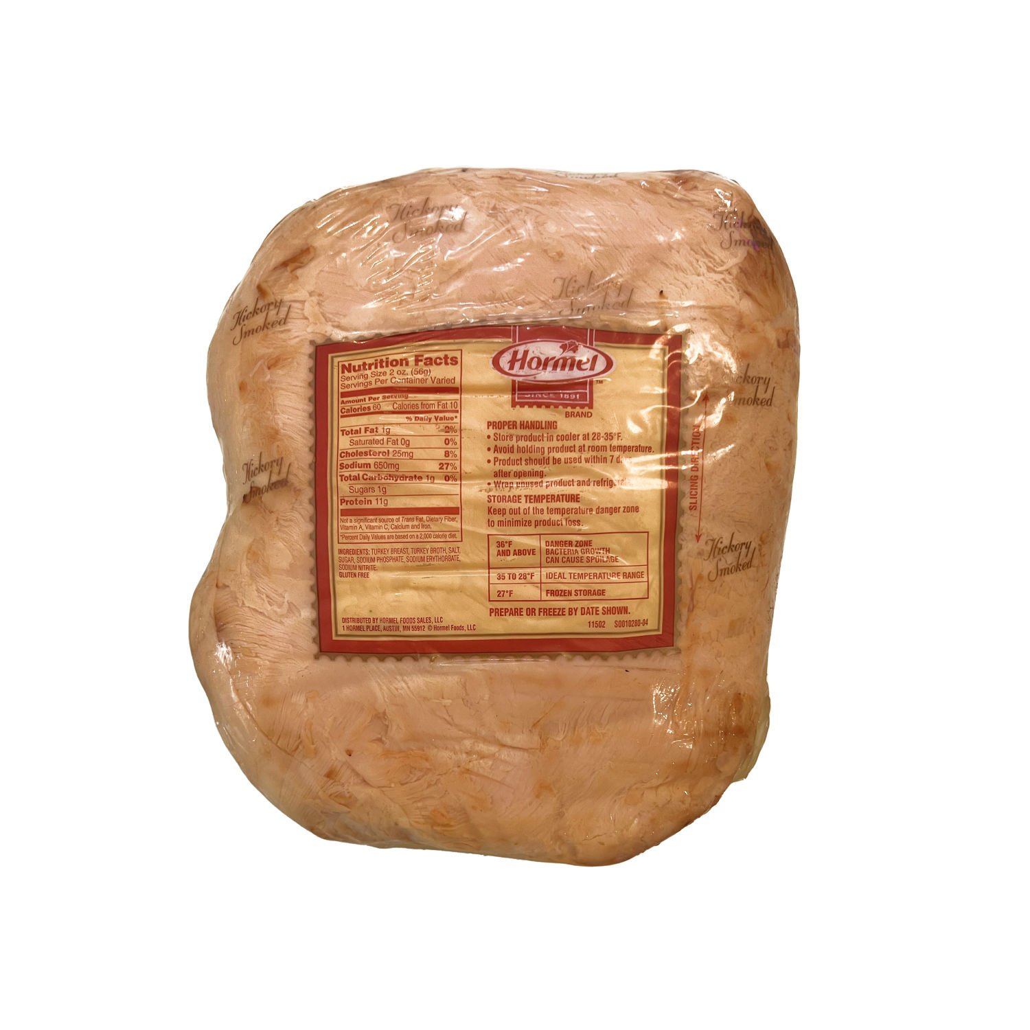 Jamon Pechuga Pavo Ahumado Hickory Sin Glutamato Usa Hormel Kilo