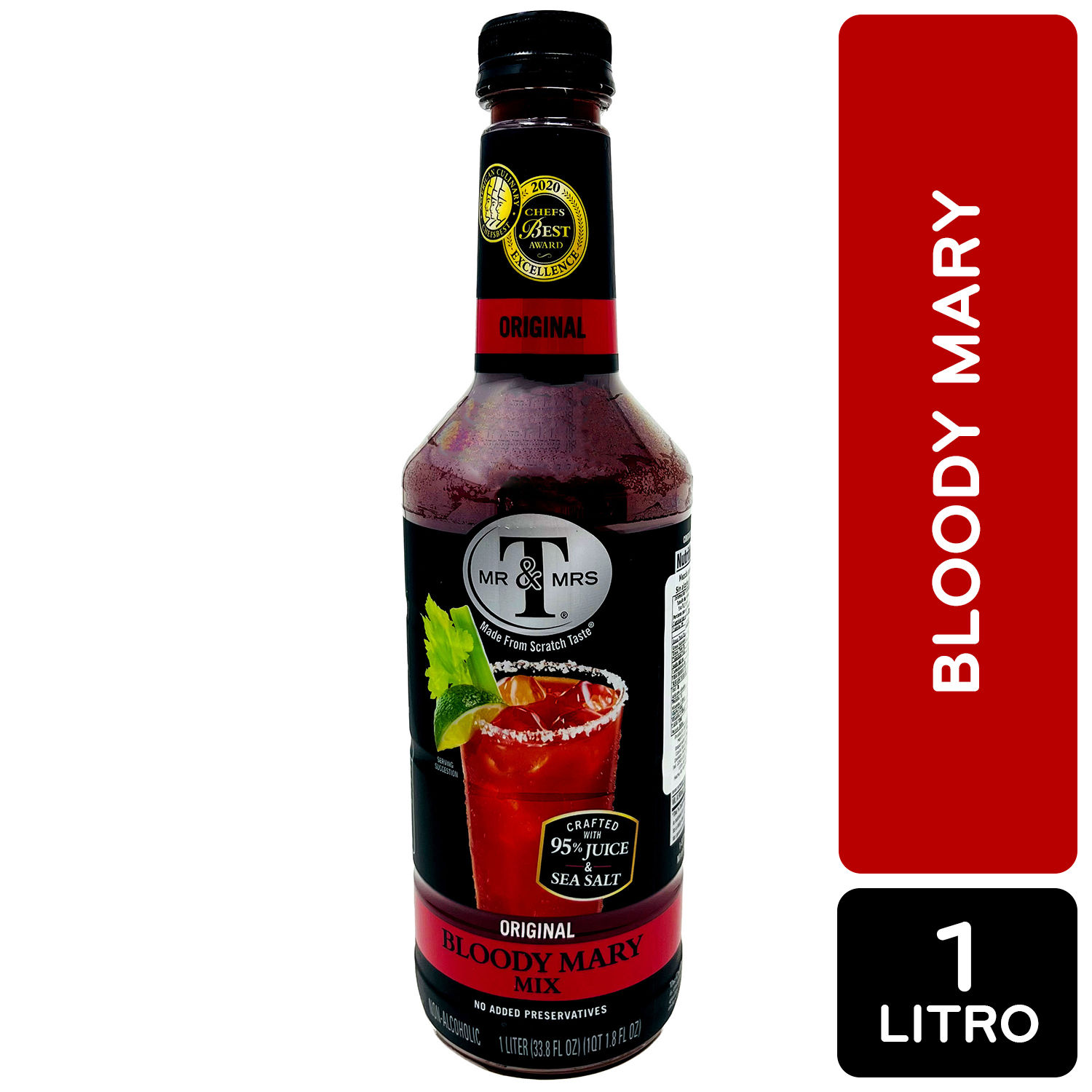 Mezcla Sin Alcohol Bloody Mary Mr Y Mrs T Botella 1000 Ml