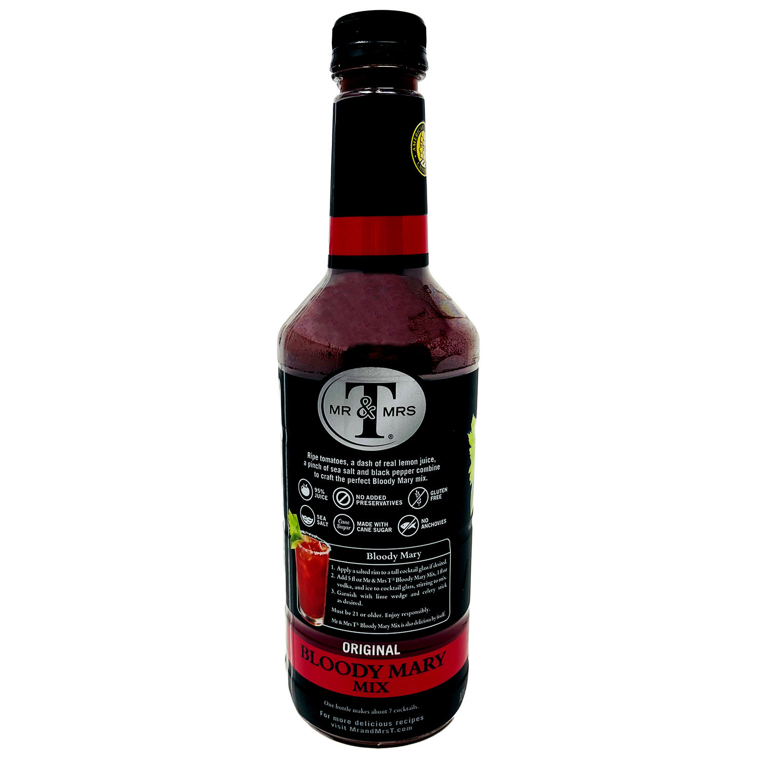 Mezcla Sin Alcohol Bloody Mary Mr Y Mrs T Botella 1000 Ml