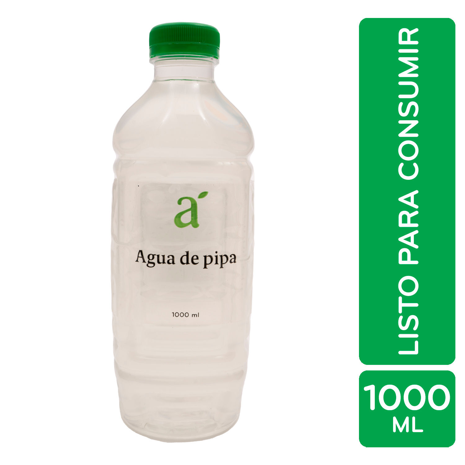 Agua De Pipa Natural Auto Mercado Envase 1000 Ml