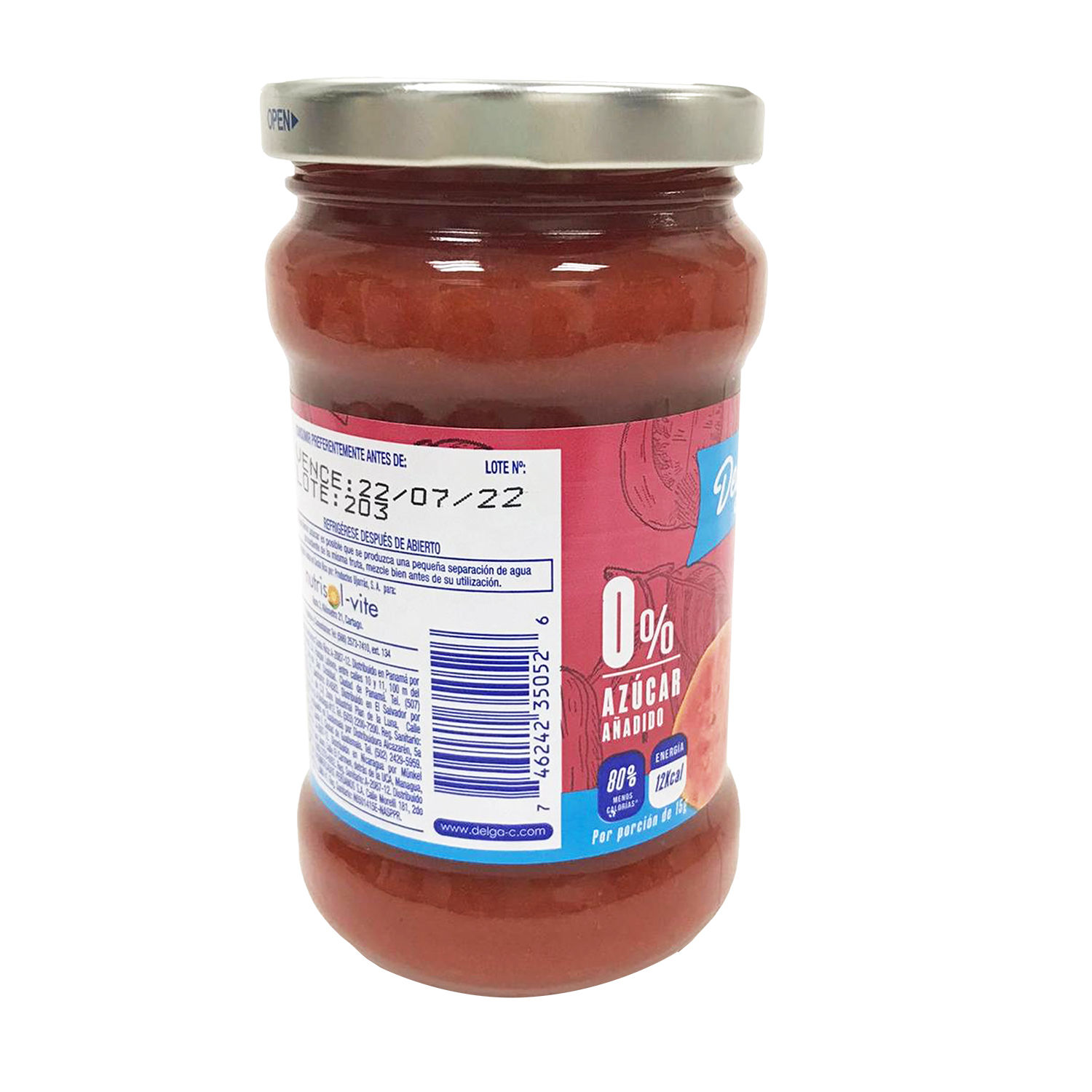 Mermelada Guayaba Delga-c Frasco 310 G