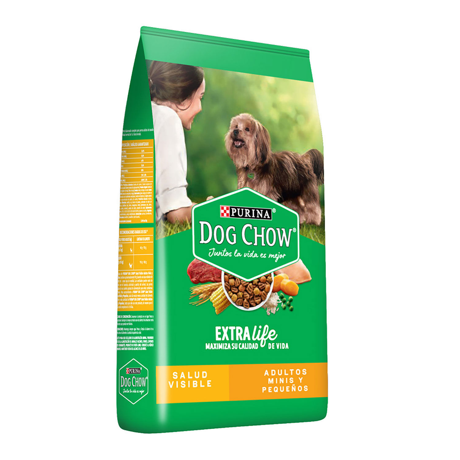 Alimento Perro Seco Adulto Pollo Y Carne Raza Pequeña Purina Dog Chow Bolsa 4 Kg