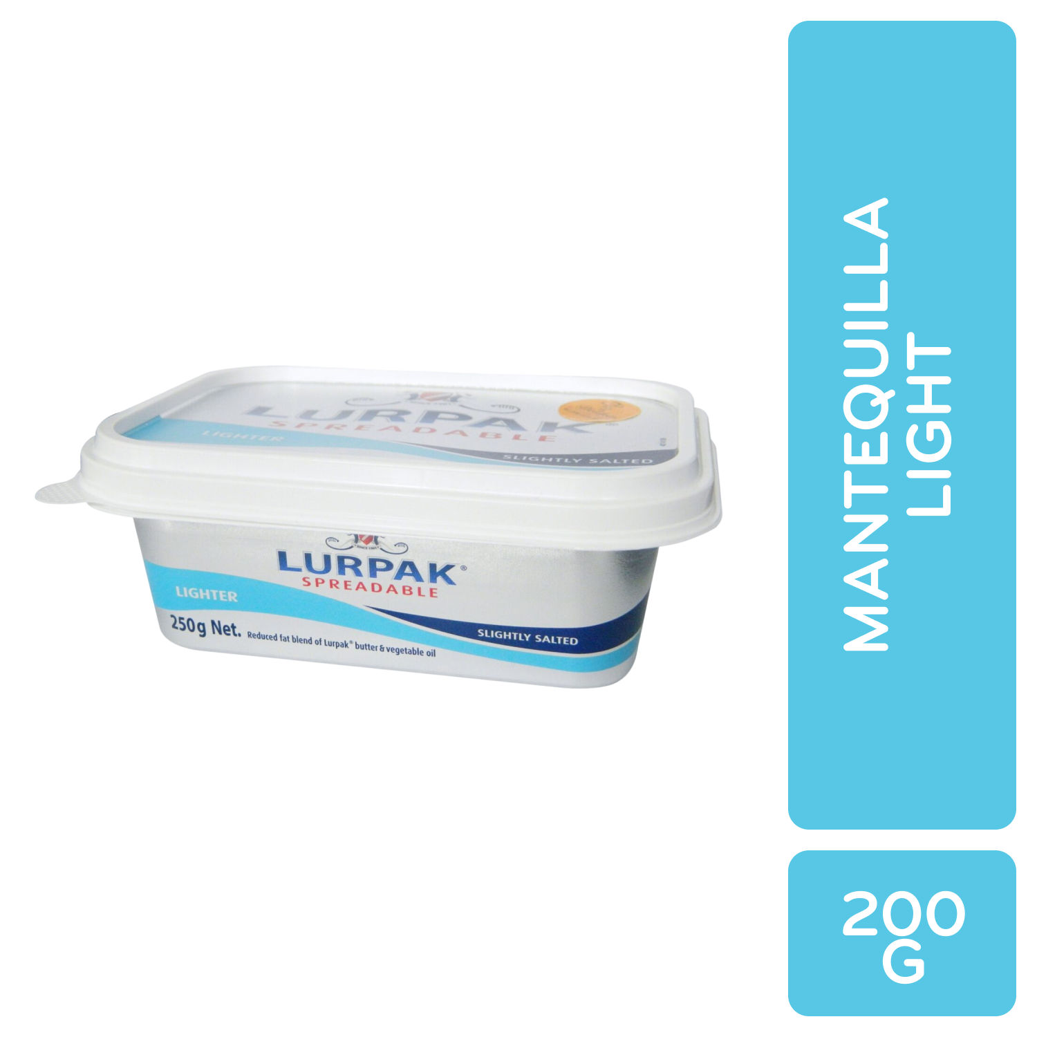 Mantequilla Sin Sal Light Lurpak Caja 250 G