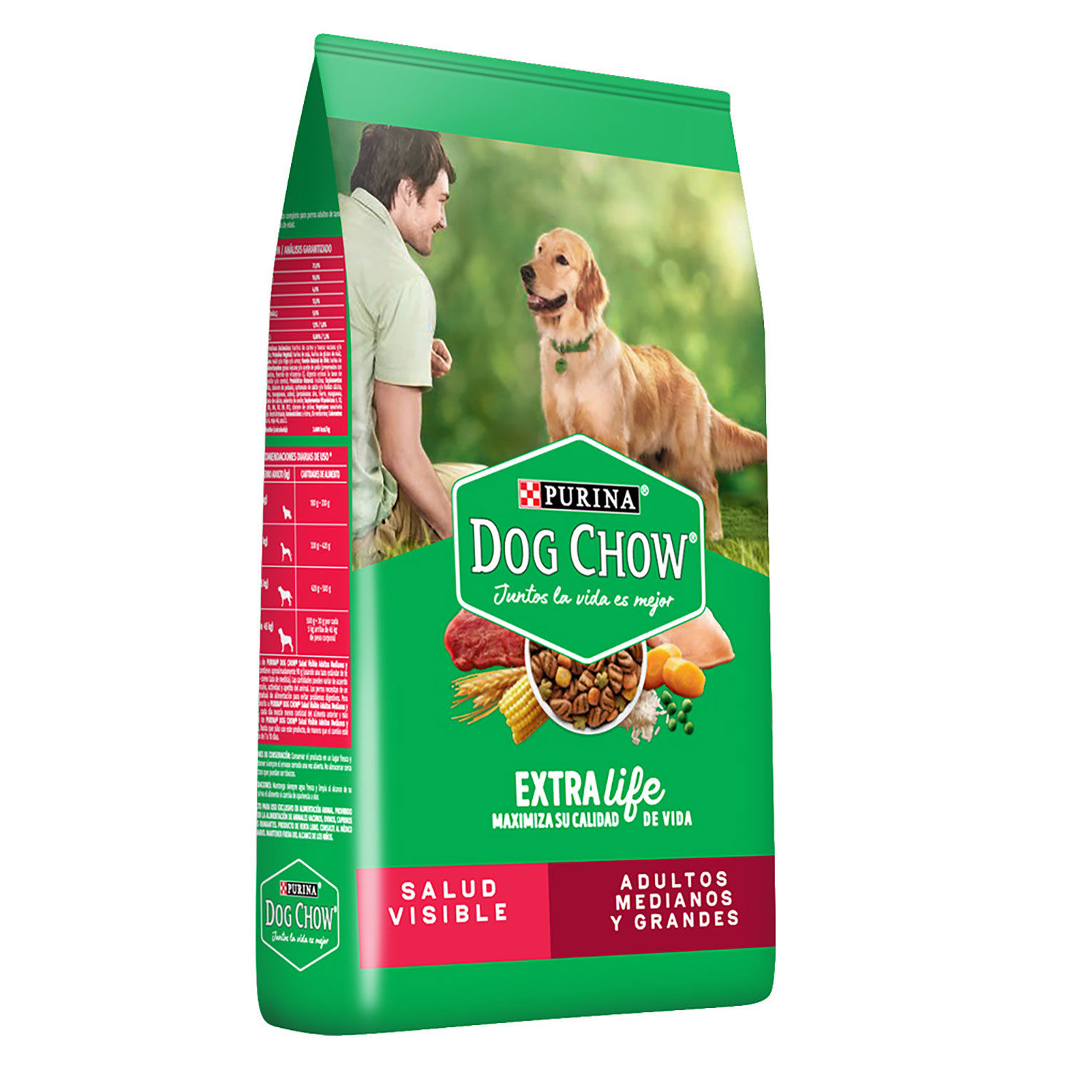 Alimento Perro Seco Adulto Pollo Y Carne Raza Grande Purina Dog Chow Bolsa 7.5 Kg