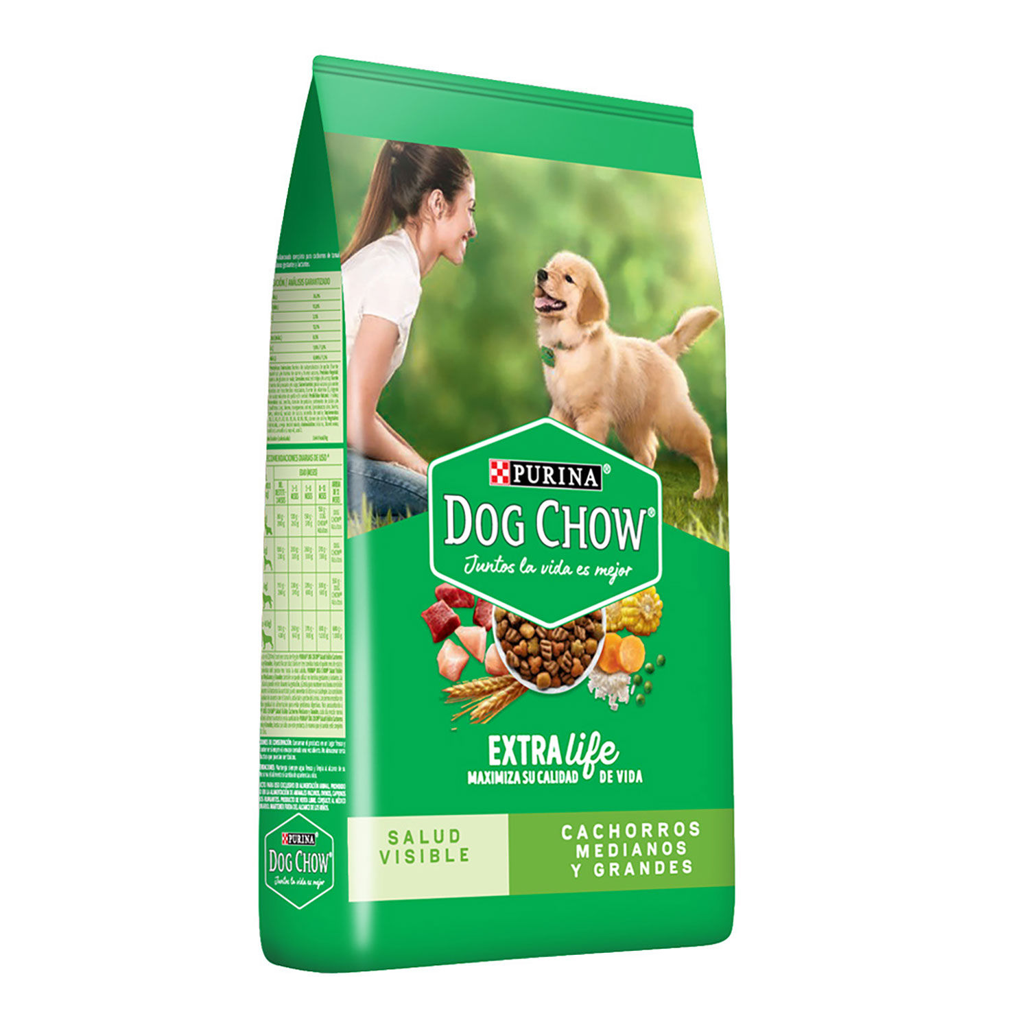 Alimento Perro Seco Cachorro Pollo Y Carne Raza Mediana Purina Dog Chow Bolsa 4 Kg