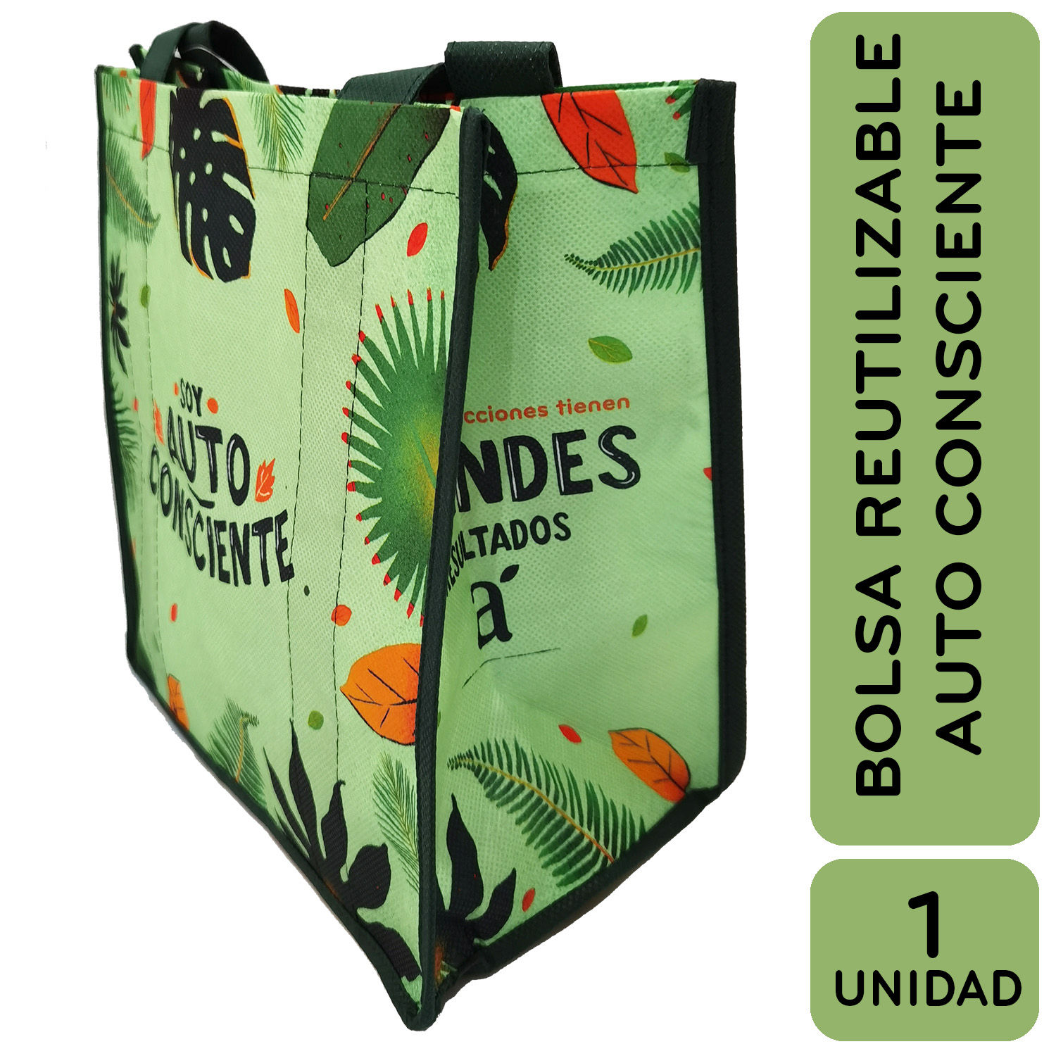 Bolsa Reutilizable Grande Autoconciente A.m Unidad 1 Unid