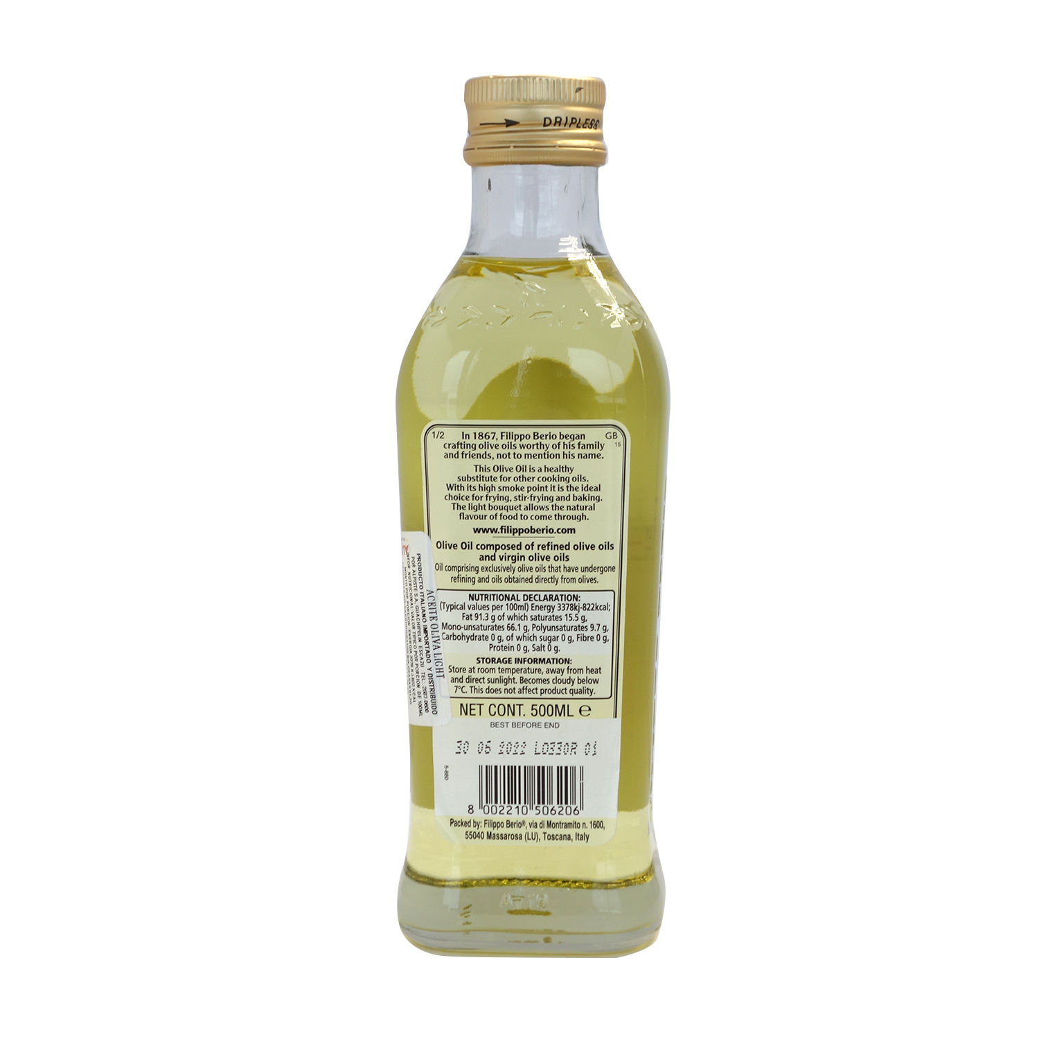 Aceite Oliva Virgen Filipo Berio