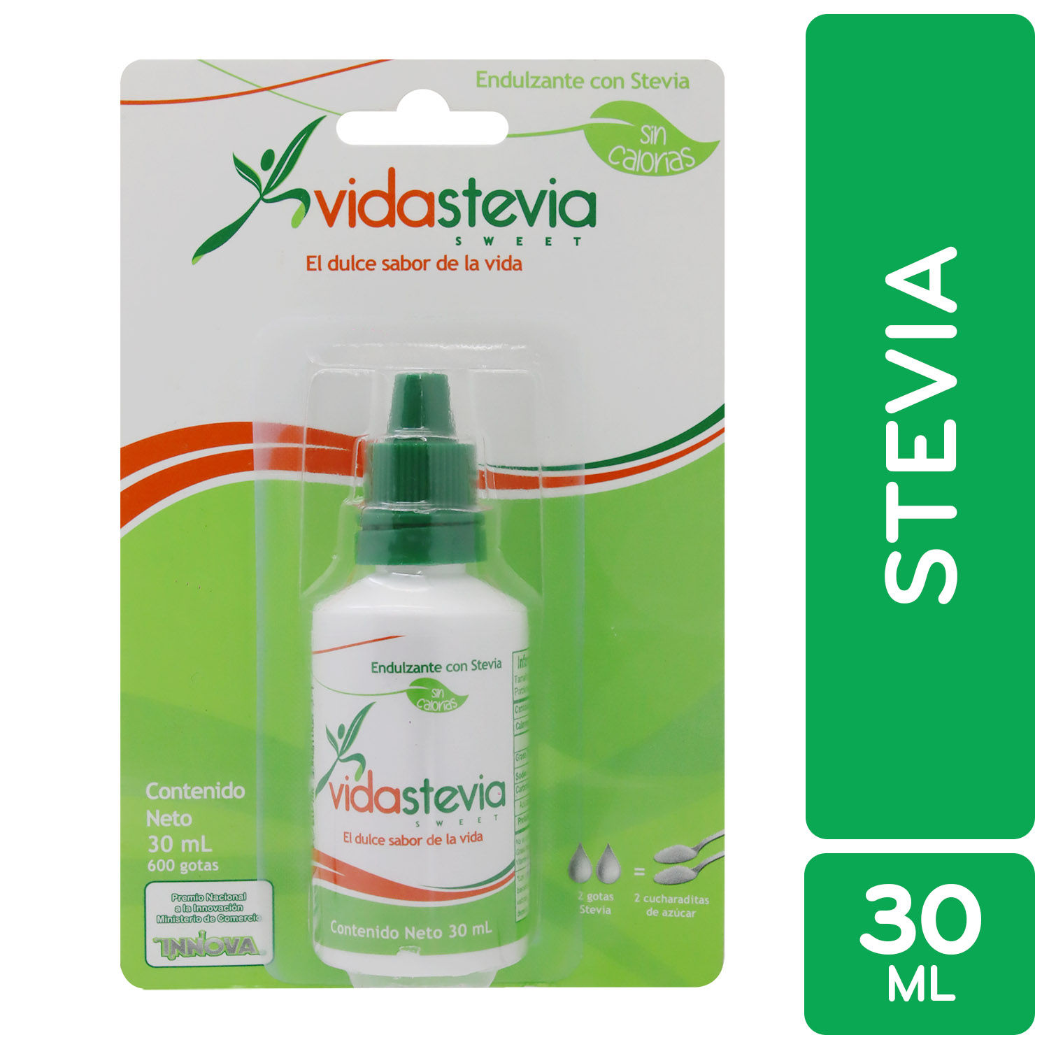 Edulcorante Liquido Stevia Blister 30 Ml