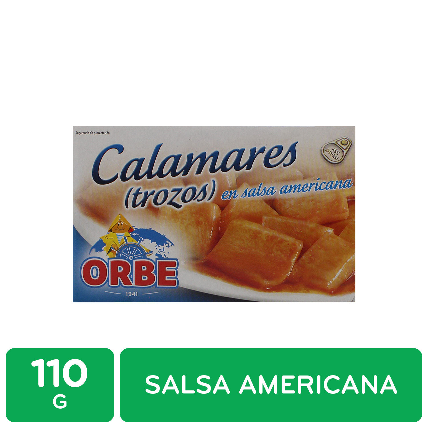 Calamar Salsa Americana Orbe Caja 110 G