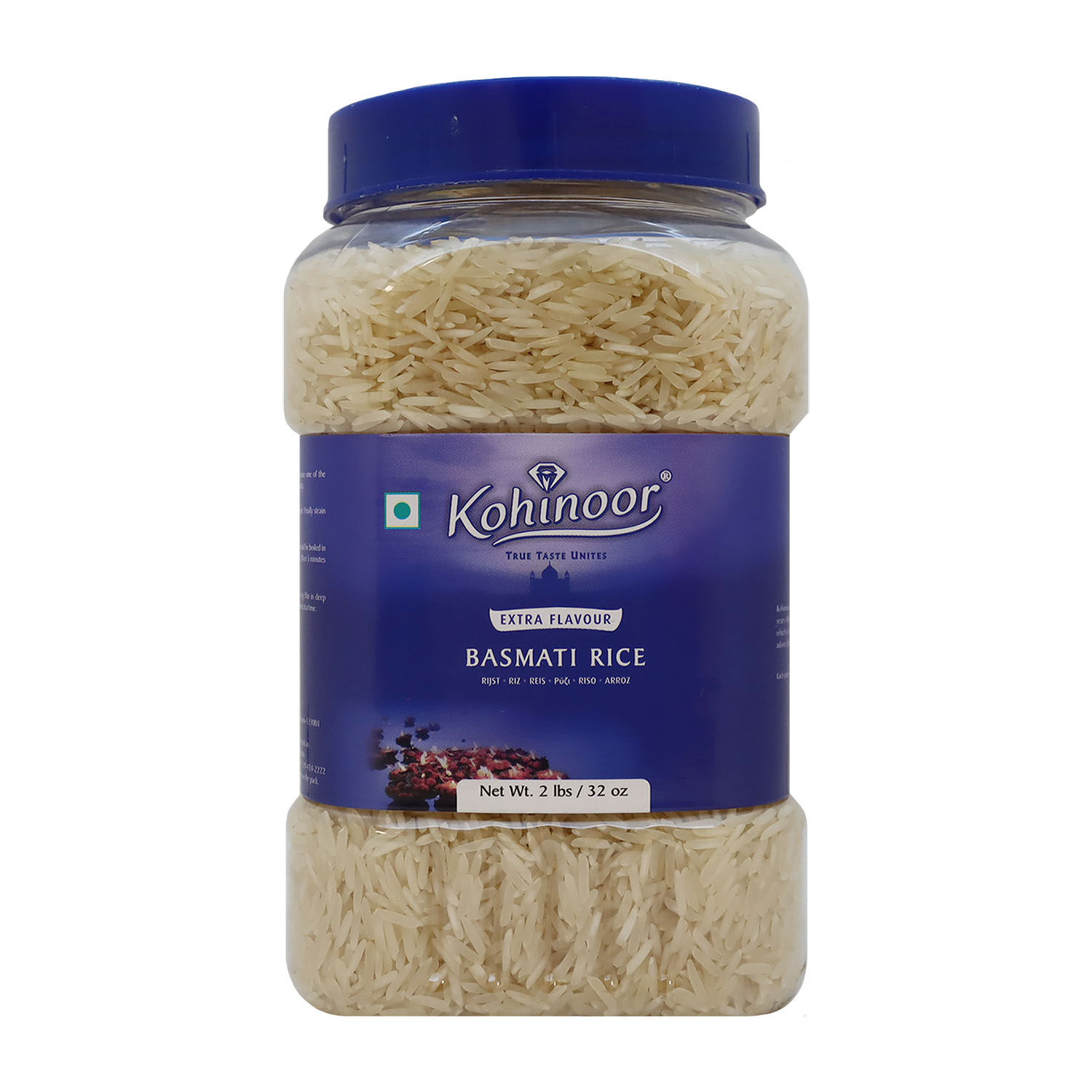 Arroz Preparado Basmati Blanco Kohinoor Frasco 905 G