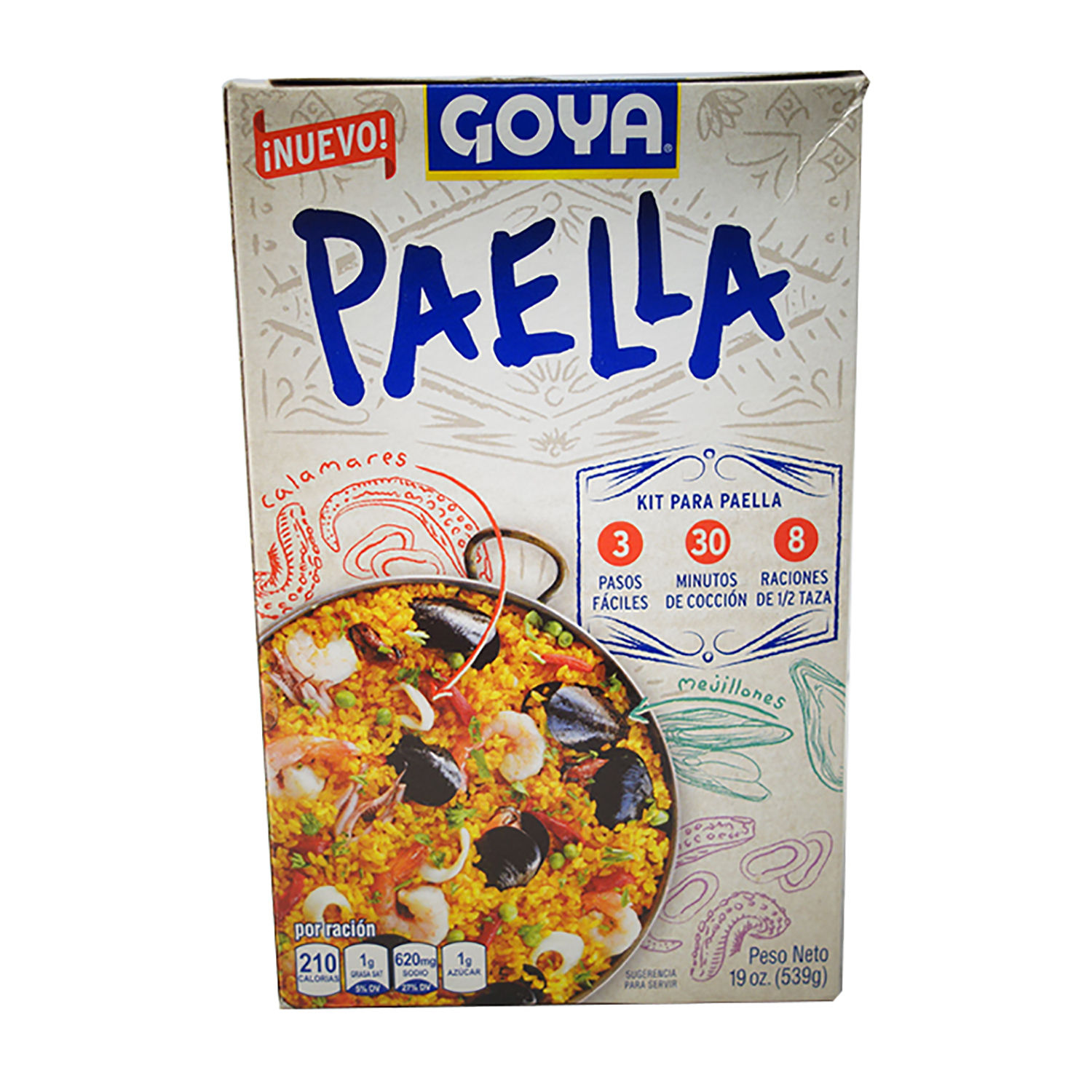 Arroz Preparado Paella Goya Caja 539 G