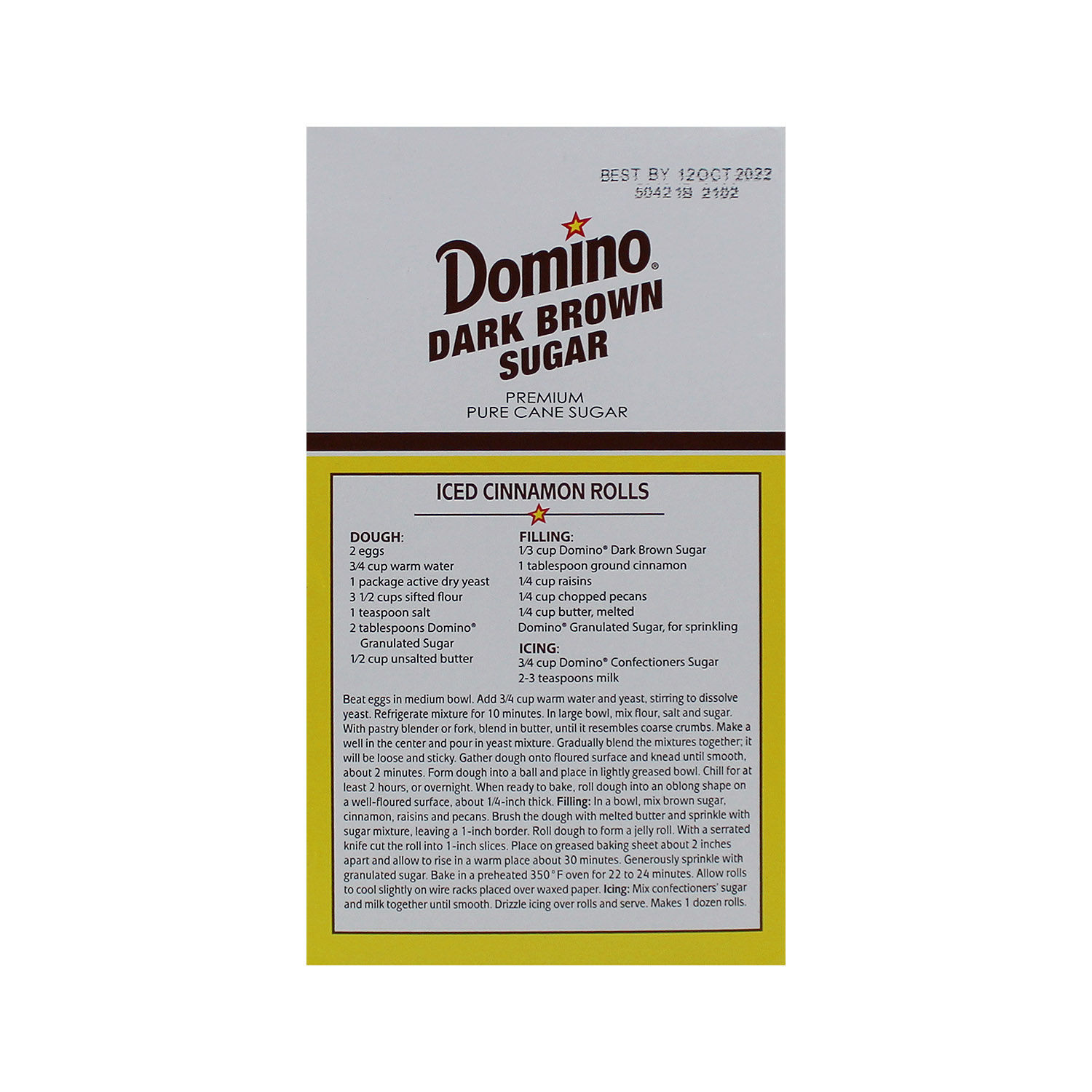 Azucar Moreno Oscuro Domino Caja 453 G