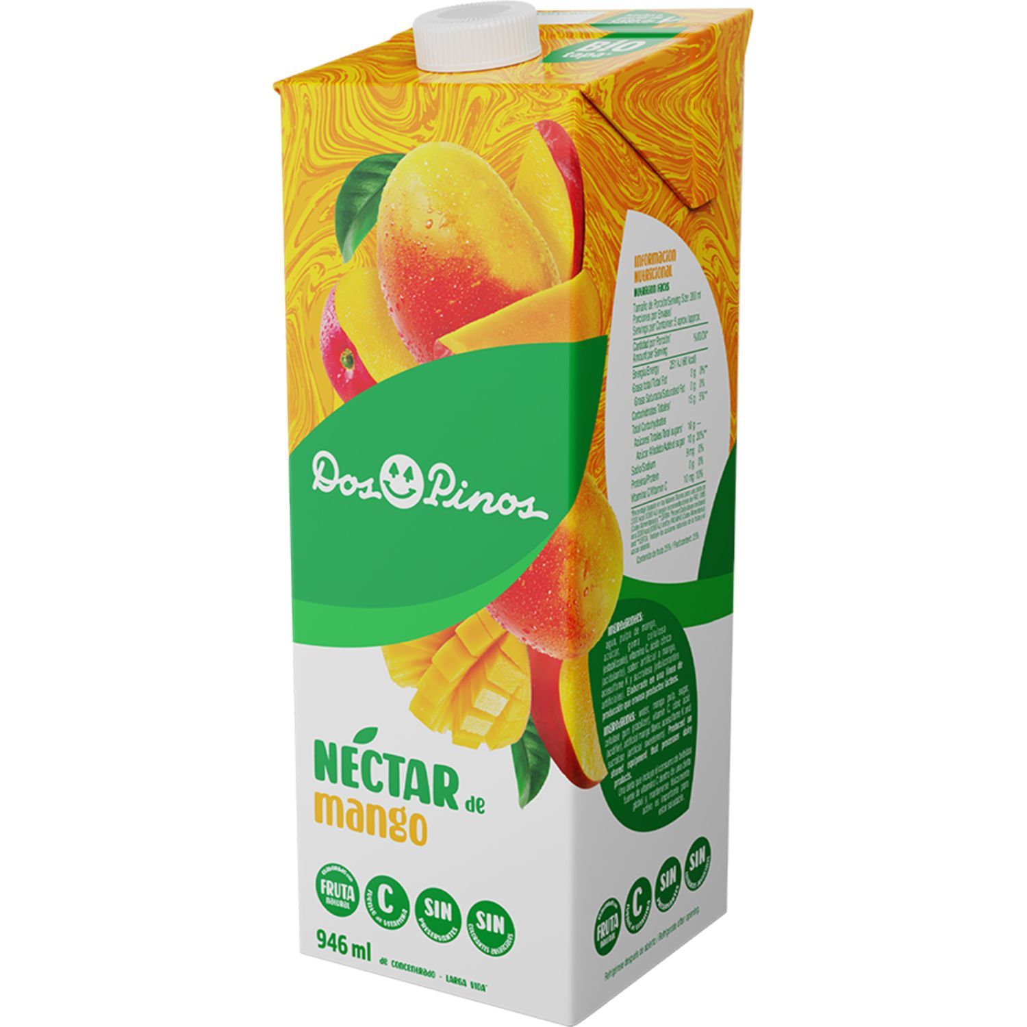 Nectar Mango Dos Pinos Tetra Brick 946 Ml