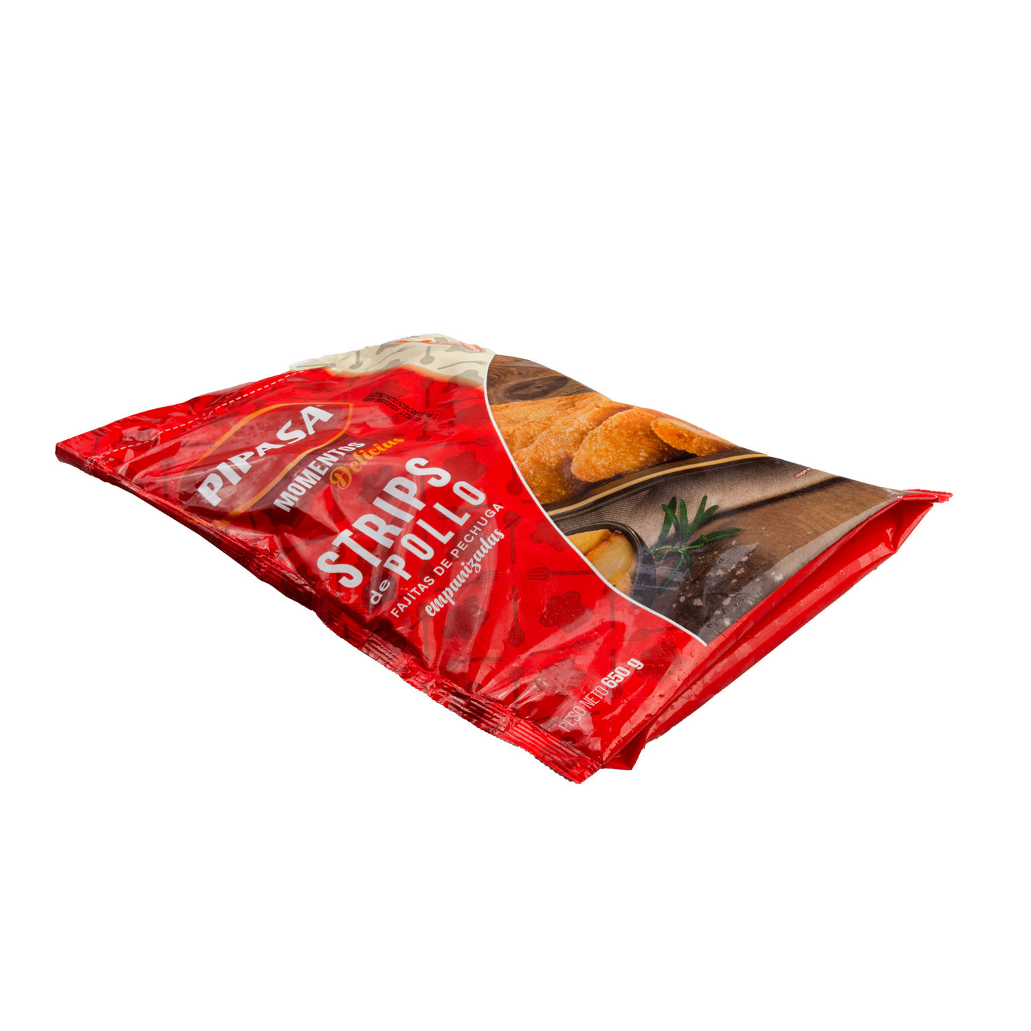 Pechuga Pollo Empanizado Fajitas Pipasa Caja 650 G