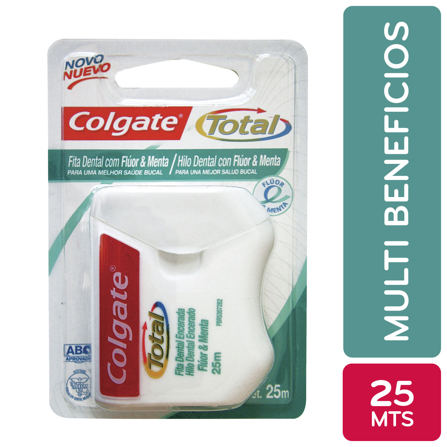 Hilo Dental 2500cm Fluor Y Menta Colgate Blister 1 Unid