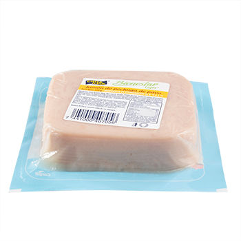 Jamon Pechuga Pavo Cocido Light Cinta Azul Paquete 250 G