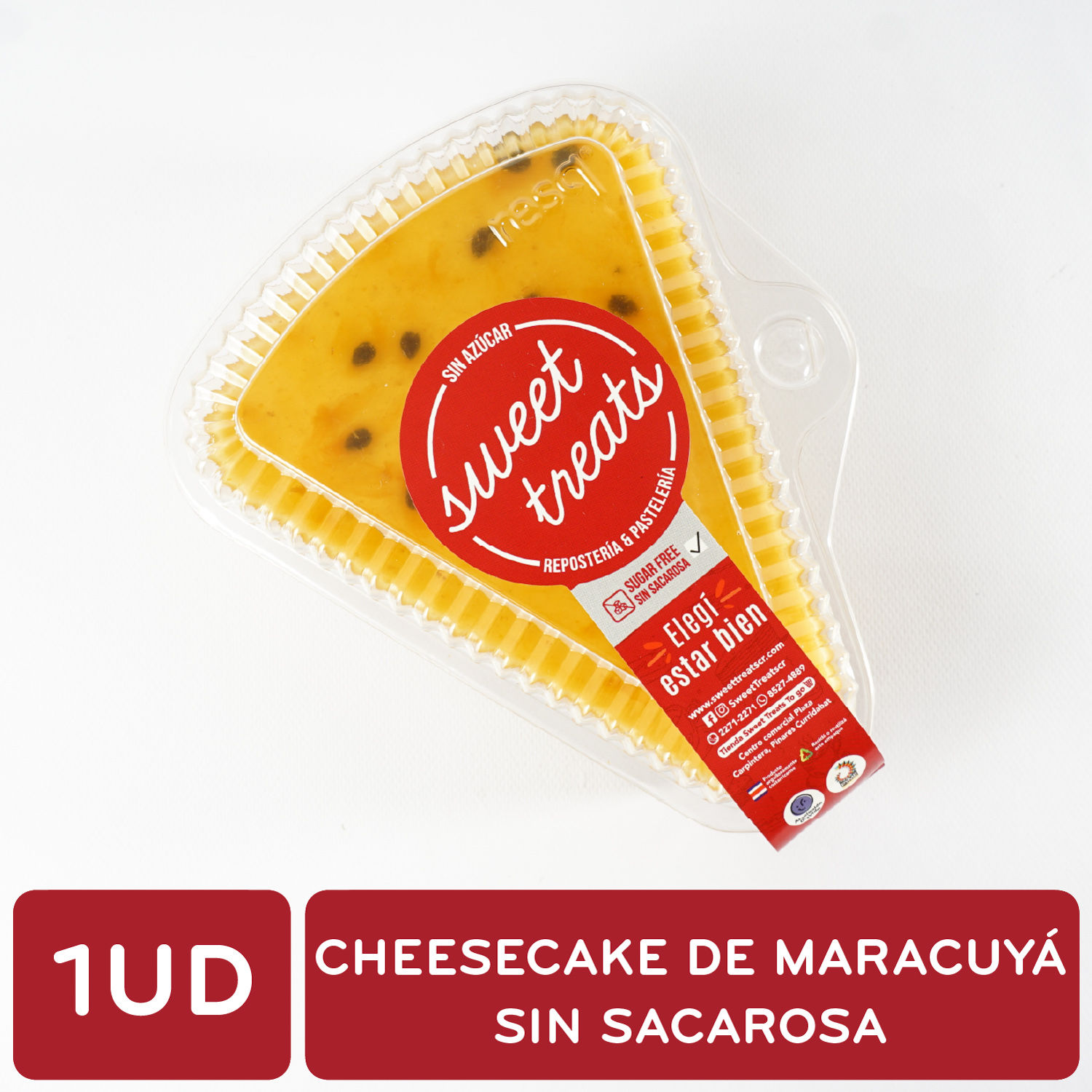 Cheese Cake Maracuya Sin Azúcar Sweet Treats Unid