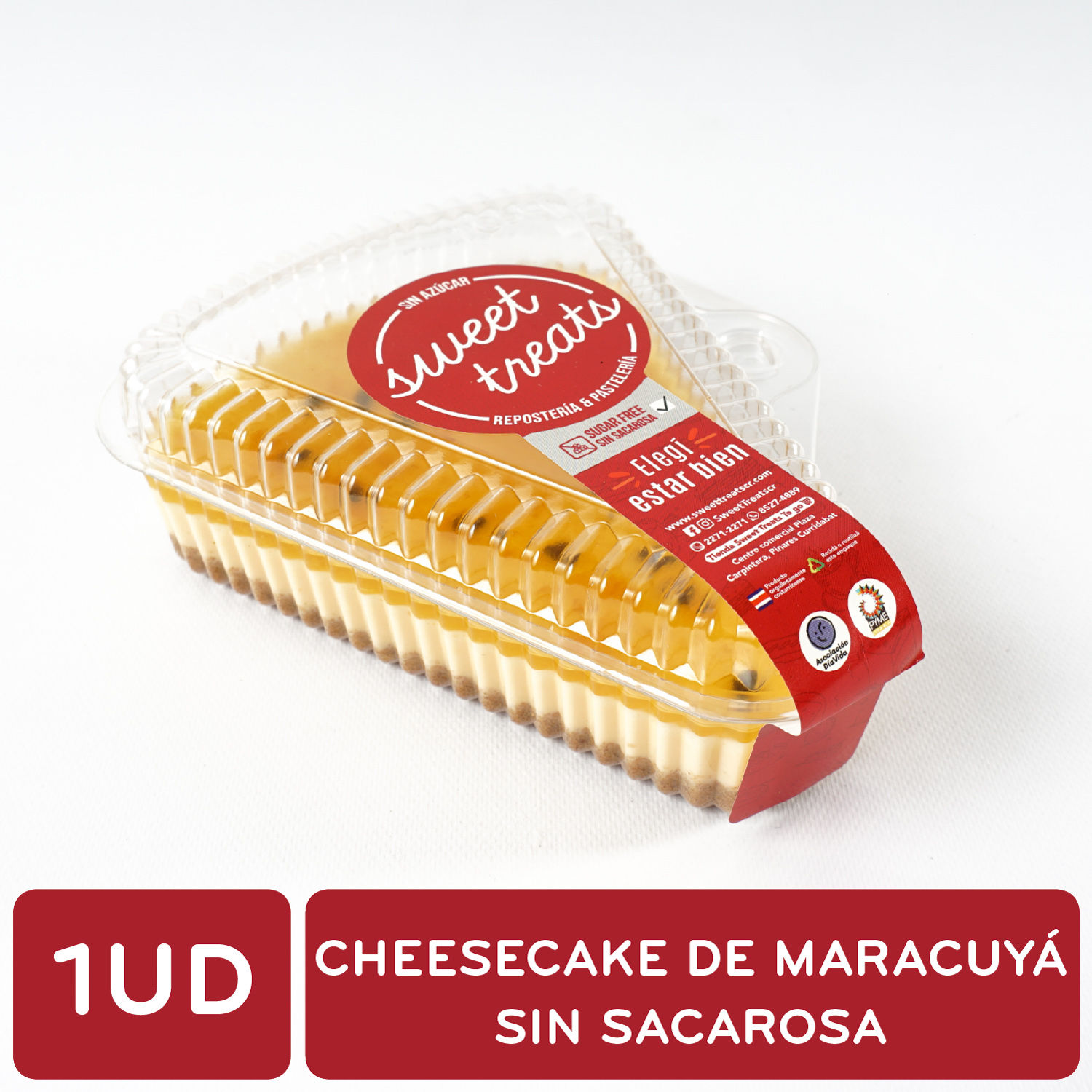 Cheese Cake Maracuya Sin Azúcar Sweet Treats Unid