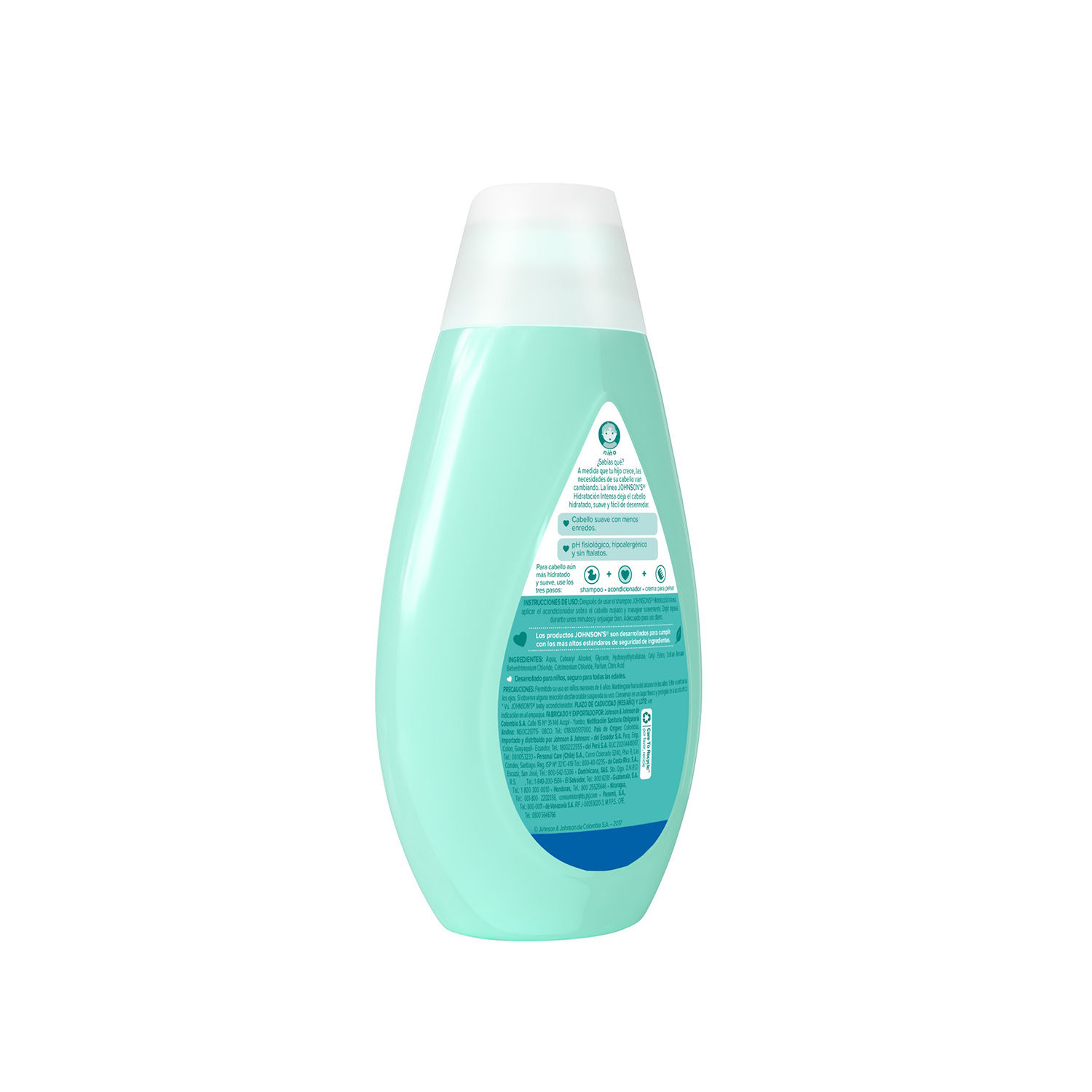 Acondicionador Hidratacion Johnson & Johnson Envase 400 Ml