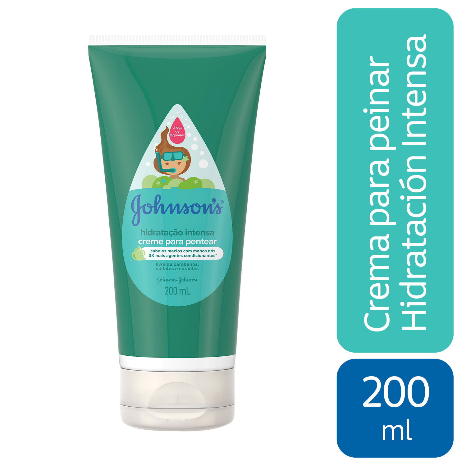 Crema Para Peinar Hidratacion Johnson & Johnson Envase 200 Ml