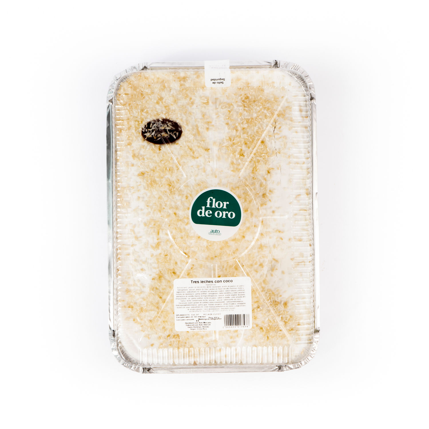 Tres Leches Coco Grande Flor De Oro Envase 1030  G