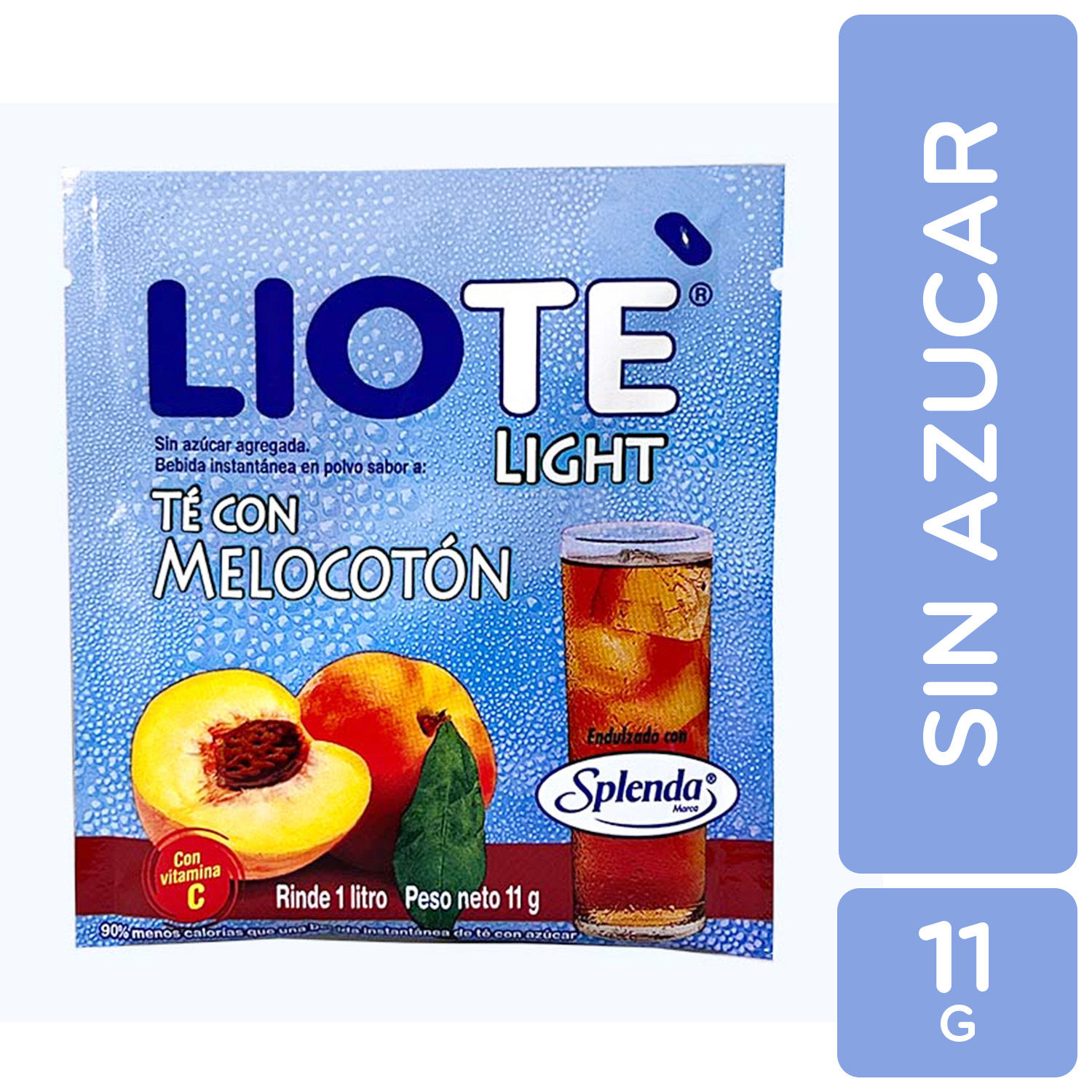 Bebida Polvo Te Melocoton Light Lio-te Paquete 11 G