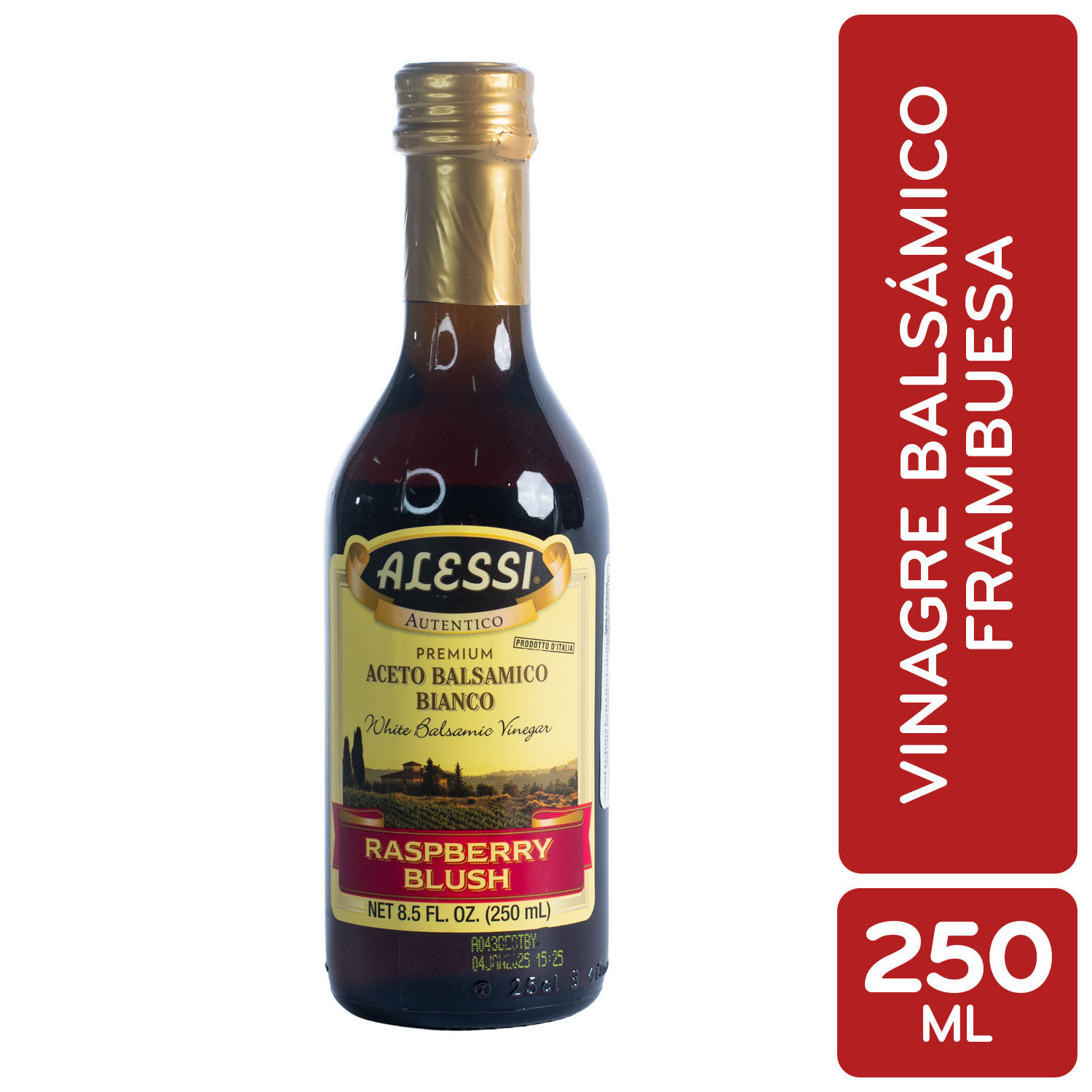 Vinagre Balsamico Frambuesa Alessi Botella 250 Ml