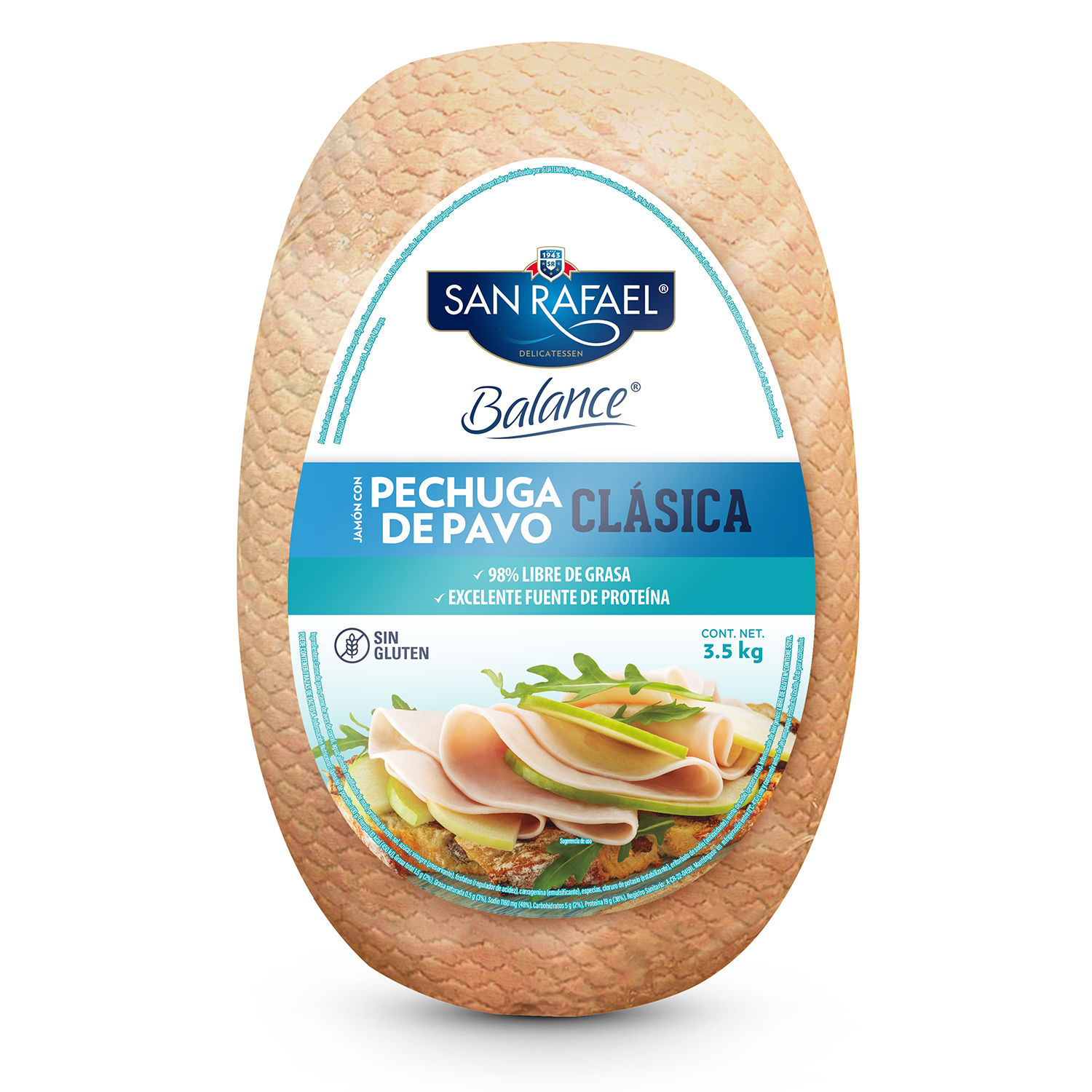 Jamon Pechuga Pavo Natural Balance San Rafael Kilo