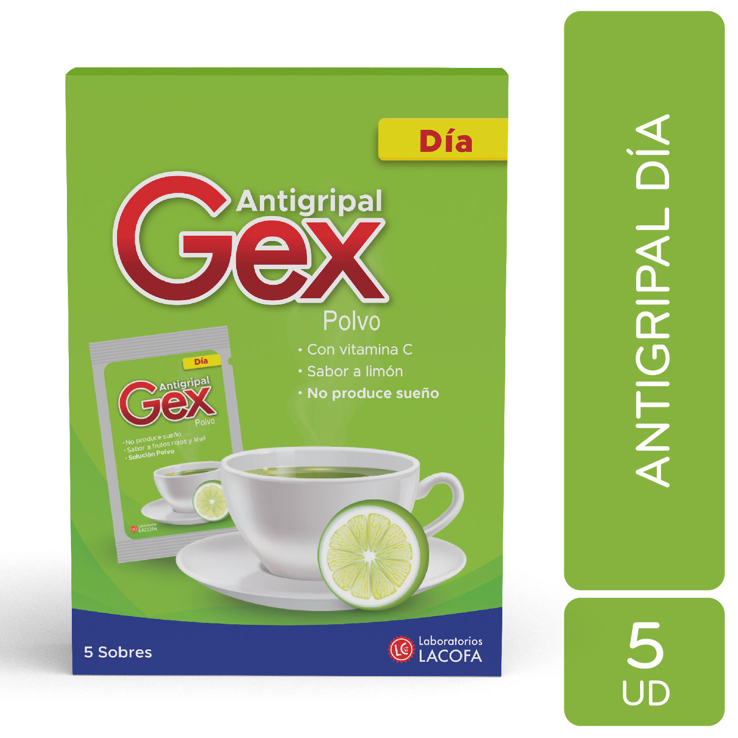 Antigripal Adulto Dia Sobre Gex Caja 5 Unid