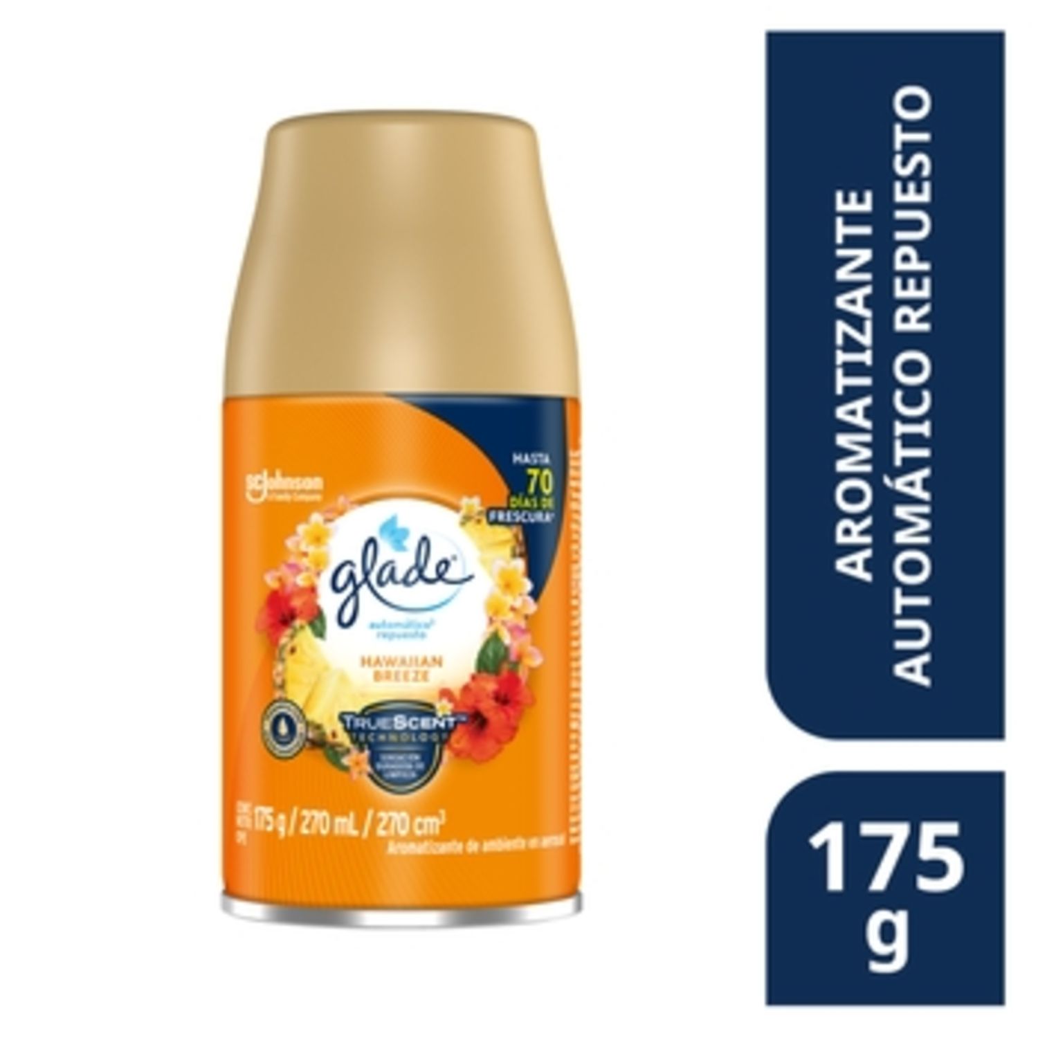 Desodorante Ambiental Automatico Hawaiian Repuesto Glade Envase 270 Ml