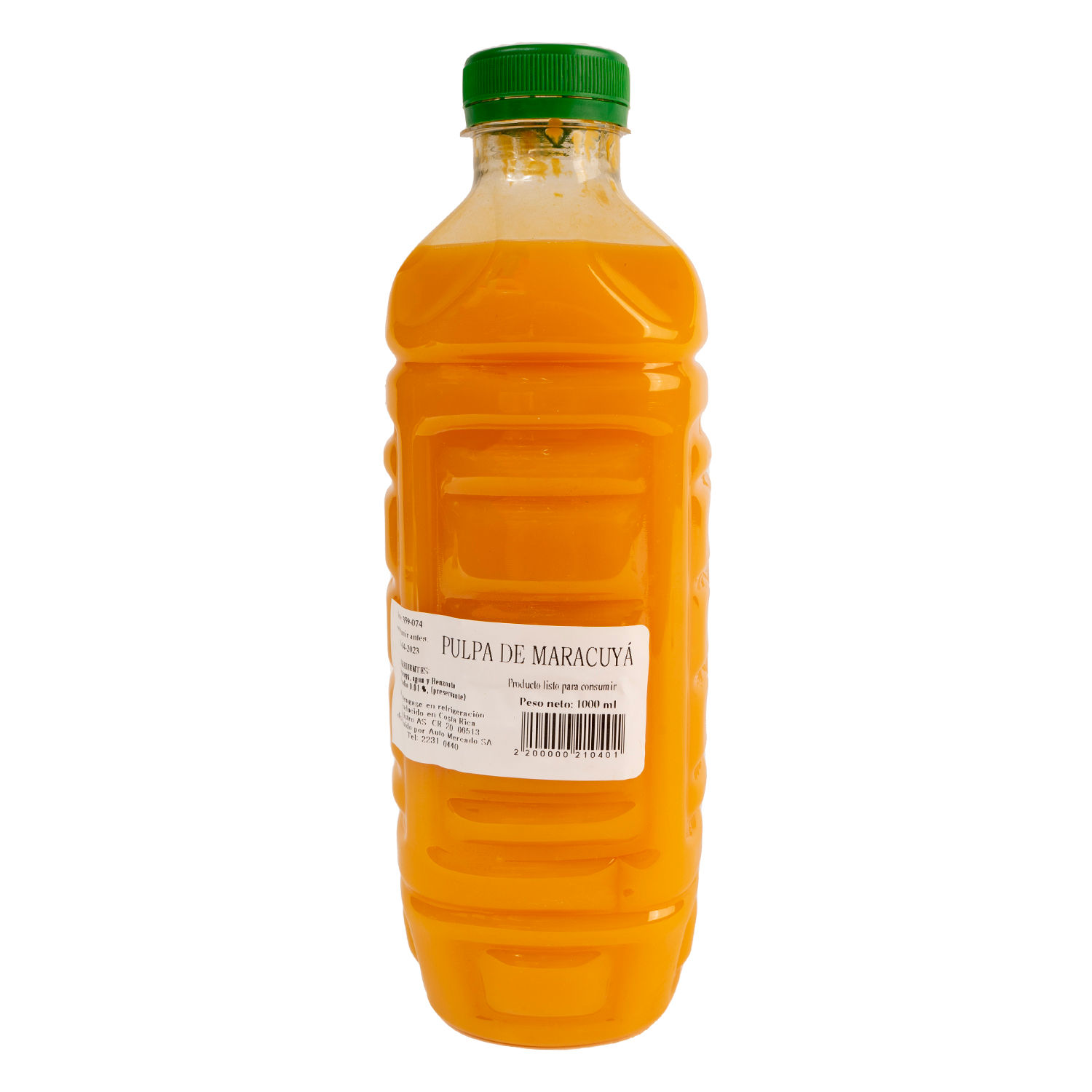 Pulpa Fruta Maracuya Auto Mercado Envase 1000 Ml