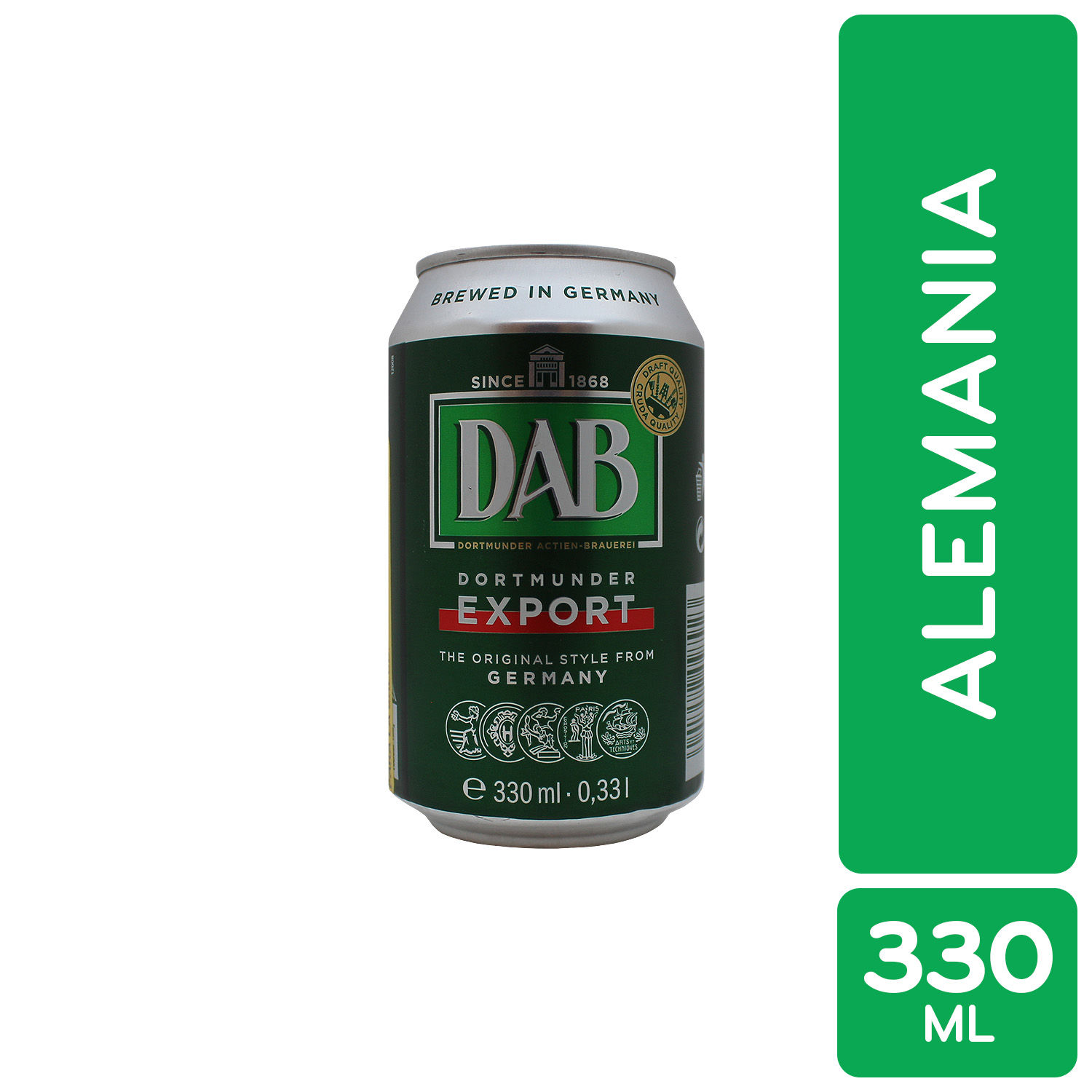 Cerveza Importada Alemania Dab Lata 330 Ml