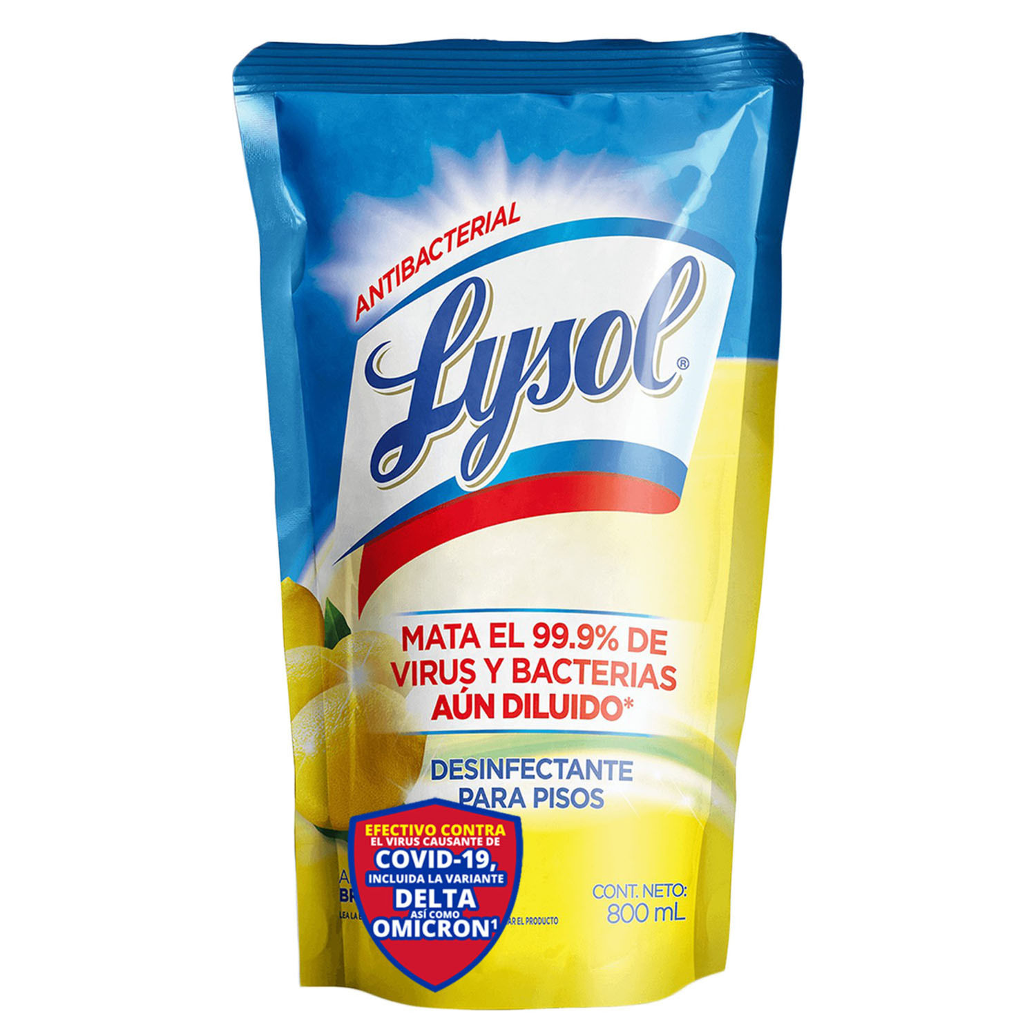 Desinfectante Liquido Citrus Lysol Bolsa 800 Ml