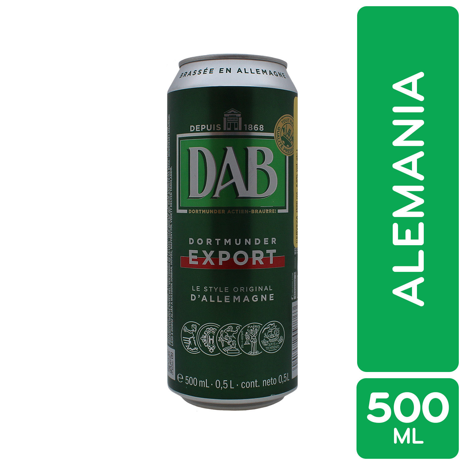 Cerveza Importada Alemania Dab Lata 500 Ml