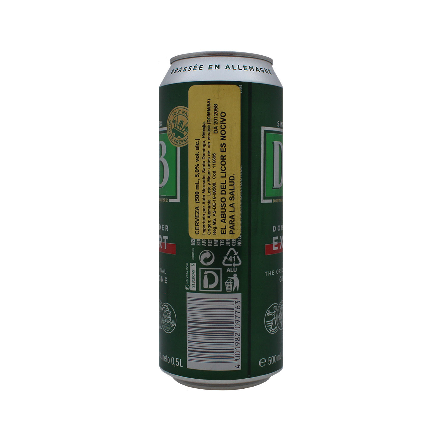 Cerveza Importada Alemania Dab Lata 500 Ml