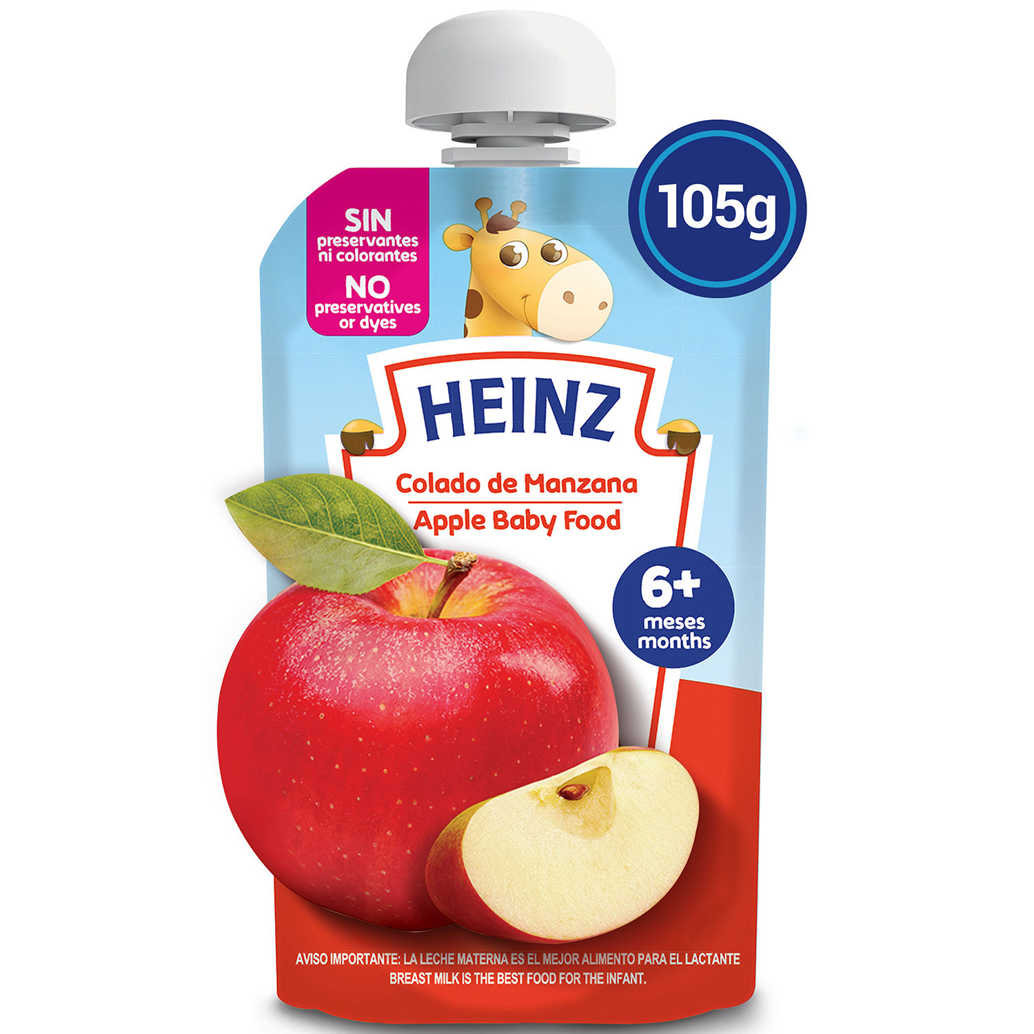 Colado Doy Pack Manzana Heinz Paquete 105 G